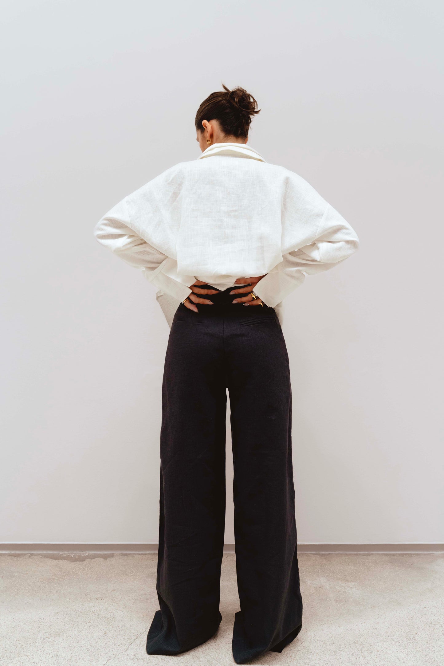BLACK CLAY PANTS