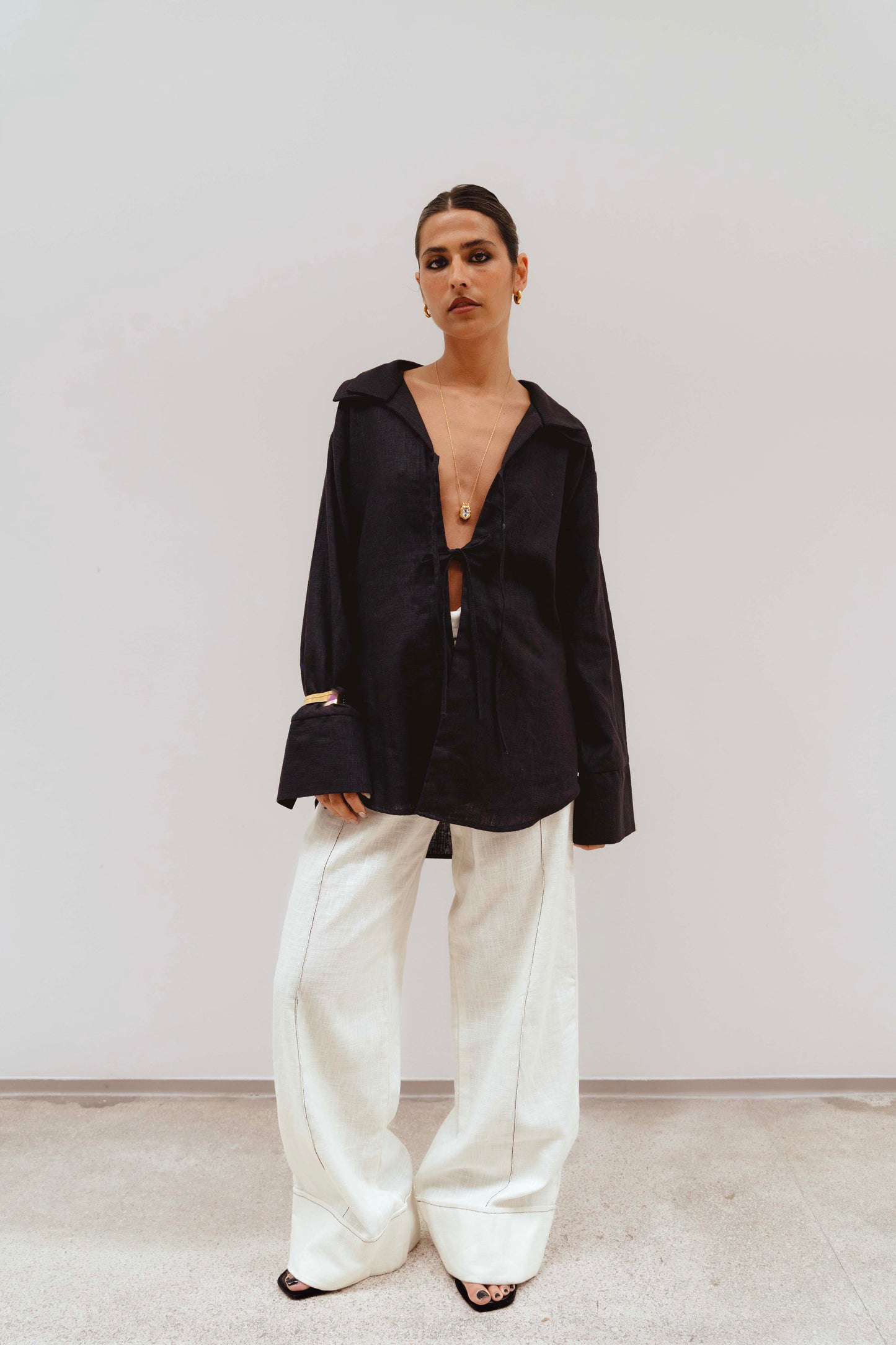 WHITE GRAÇA PANTS