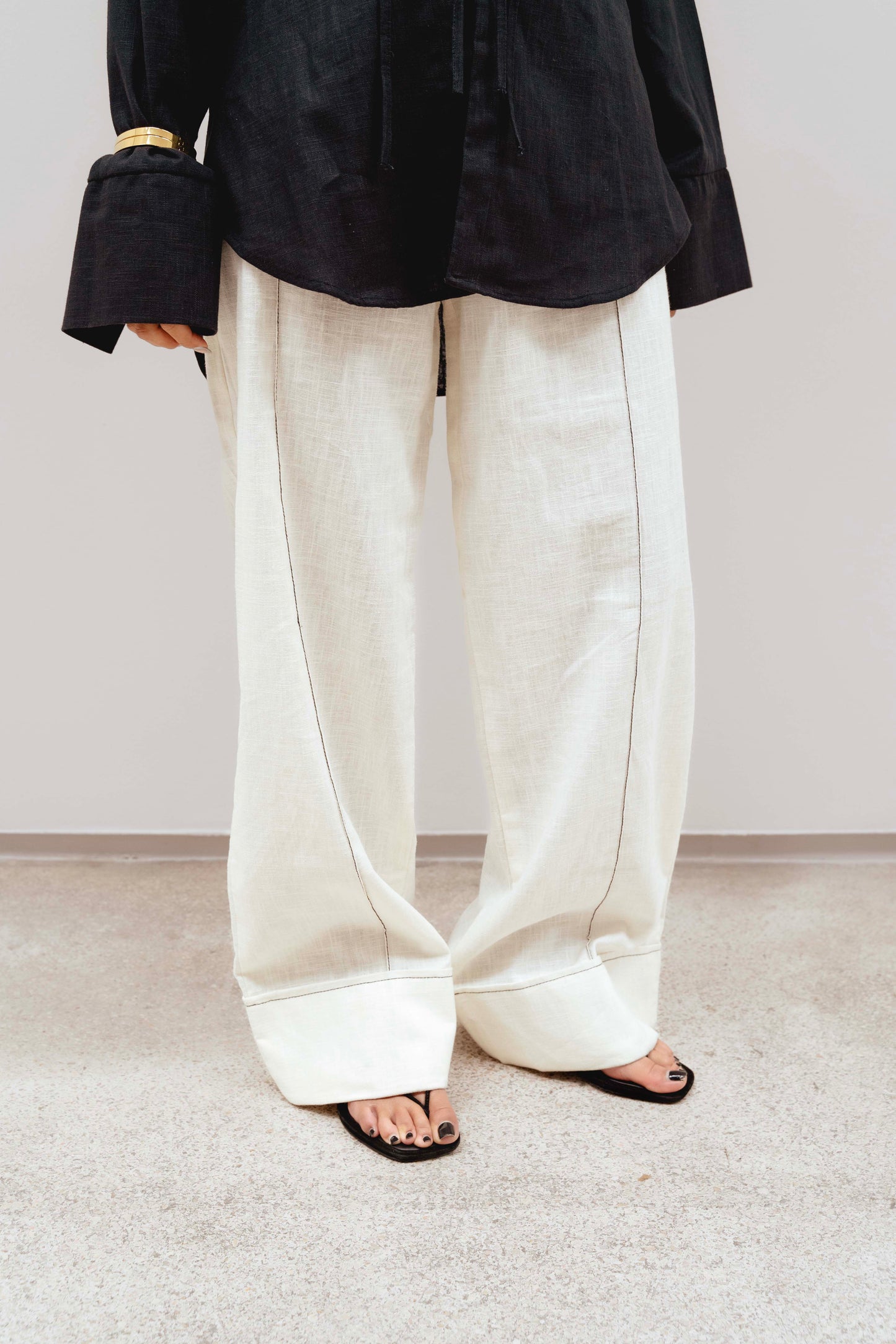 WHITE GRAÇA PANTS