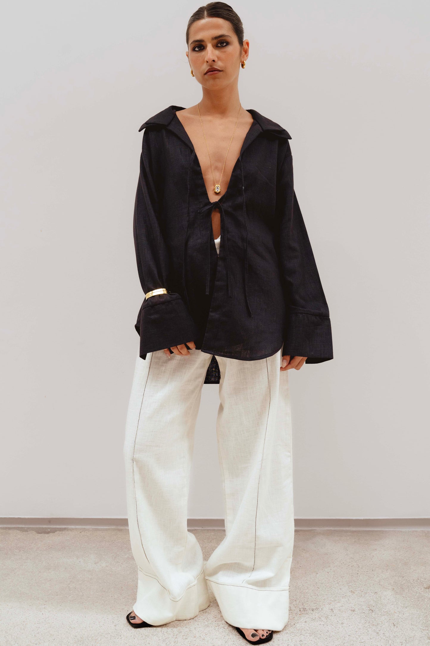 WHITE GRAÇA PANTS