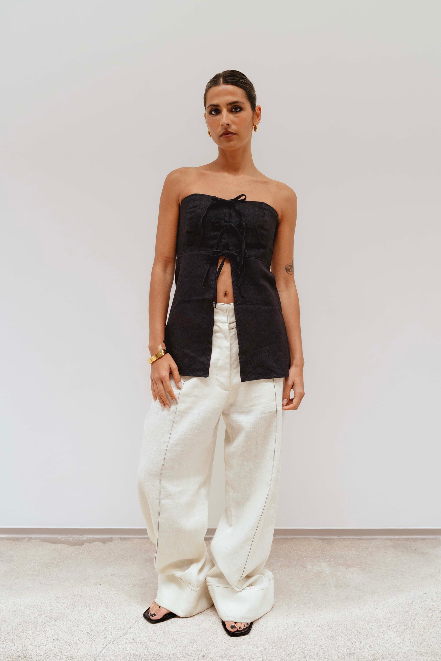 WHITE GRAÇA PANTS