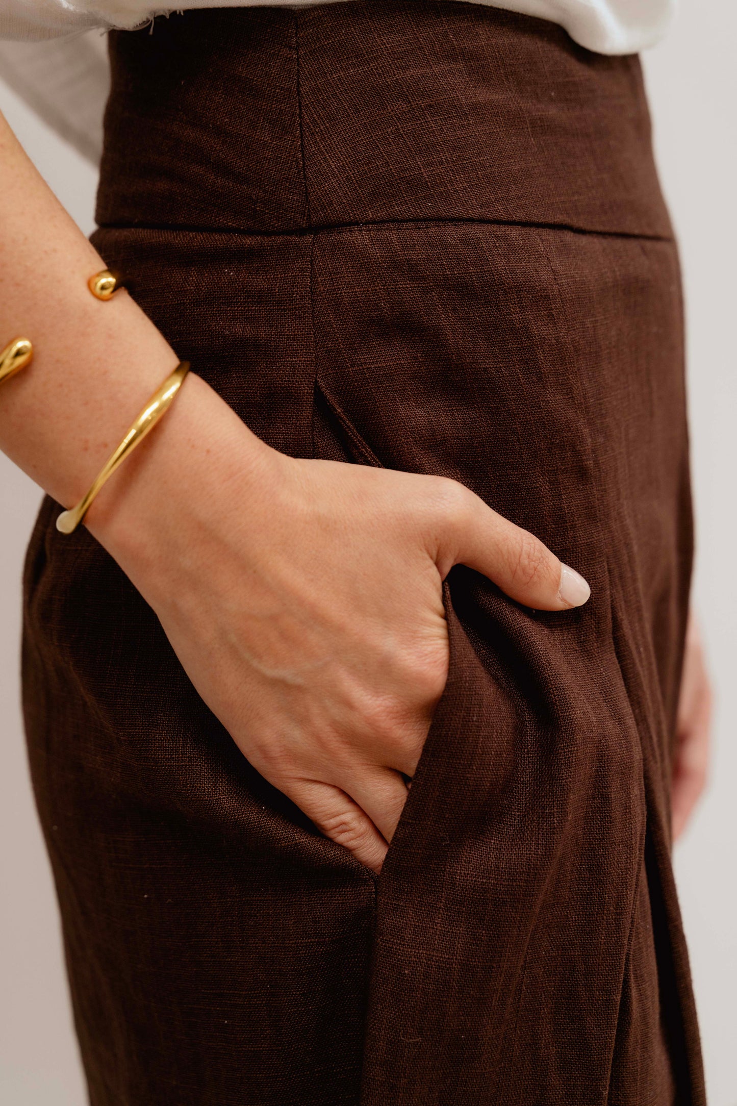 BRISA BROWN PANTS