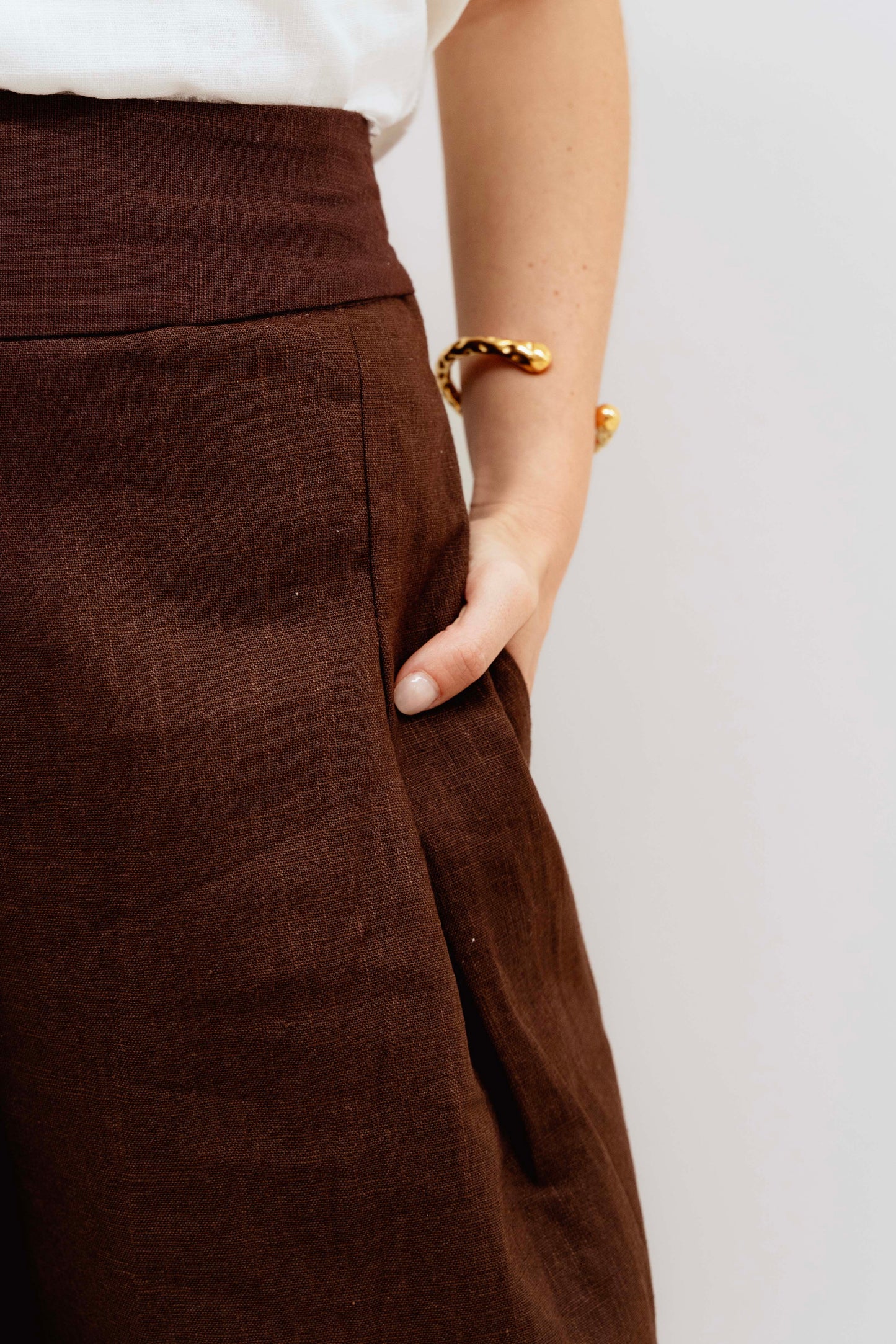 BRISA BROWN PANTS