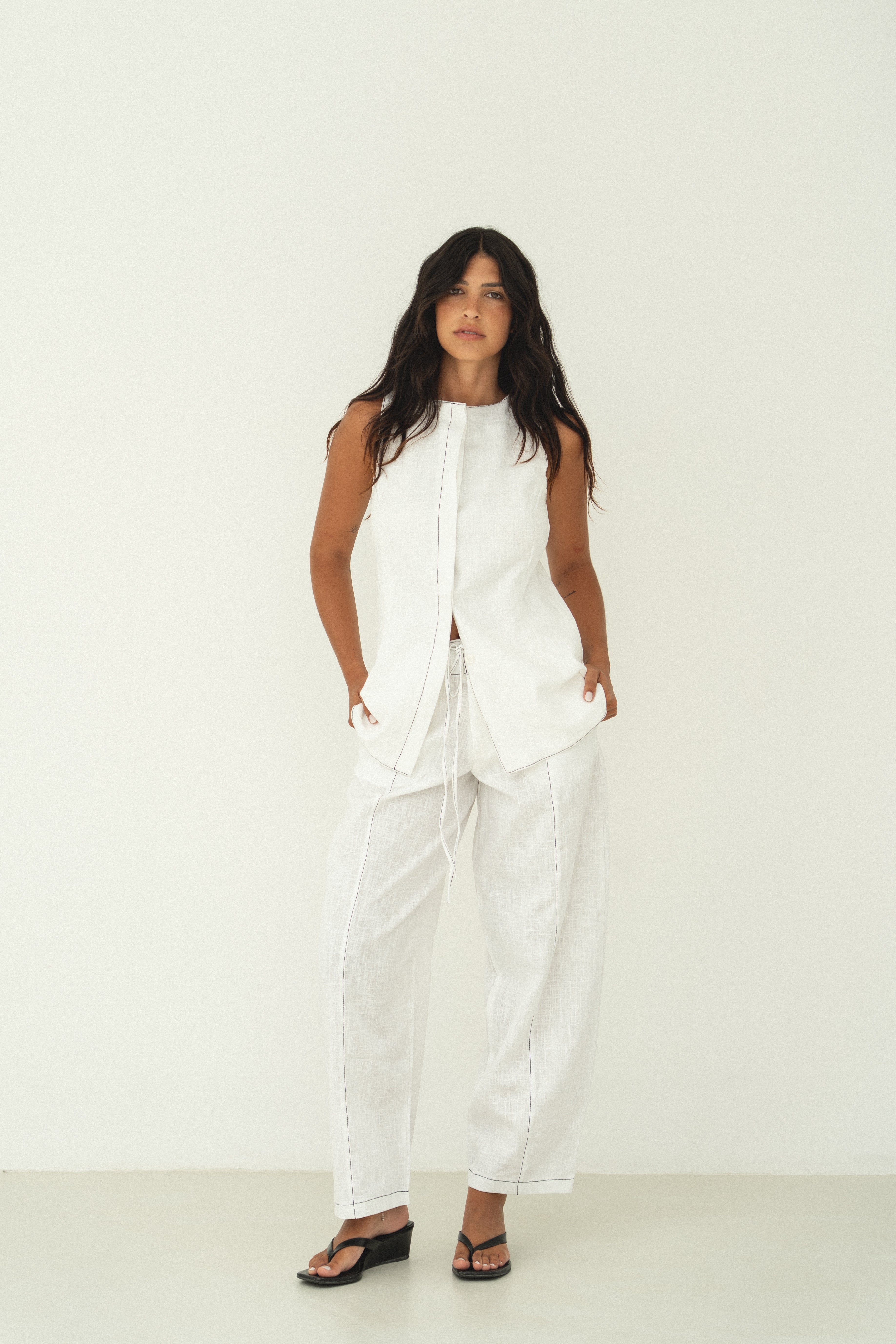 SIMONE BLANC PANTS