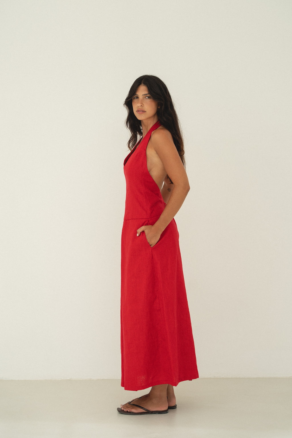 SABINE ROUGE DRESS