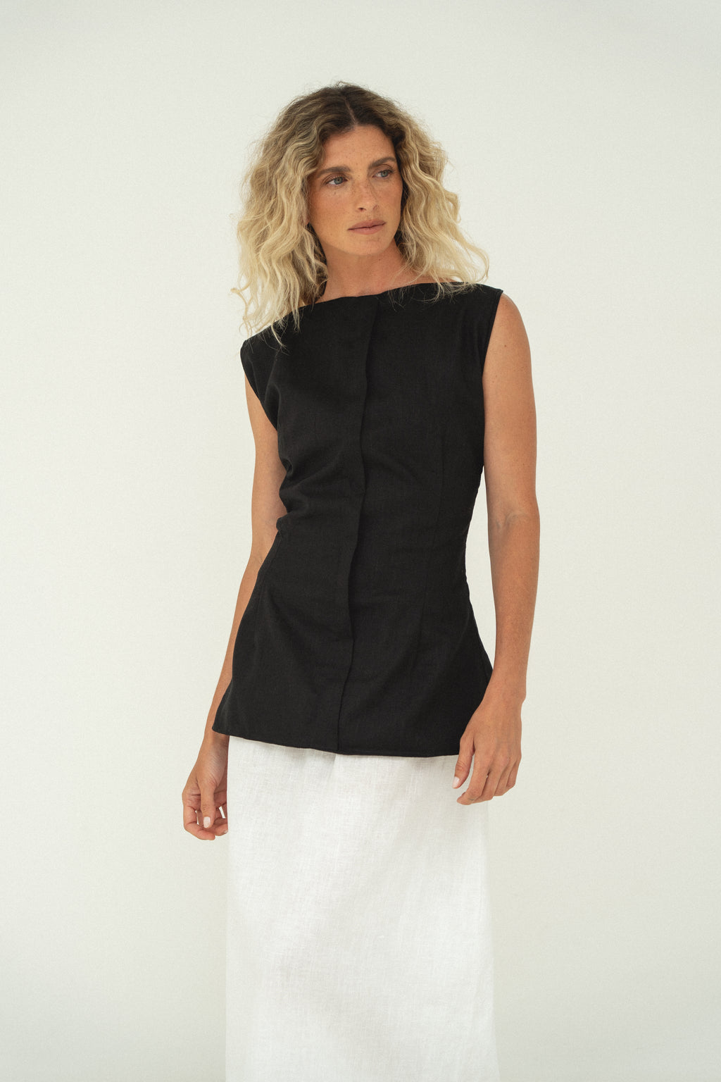 SERENA BLACK & WHITE DRESS
