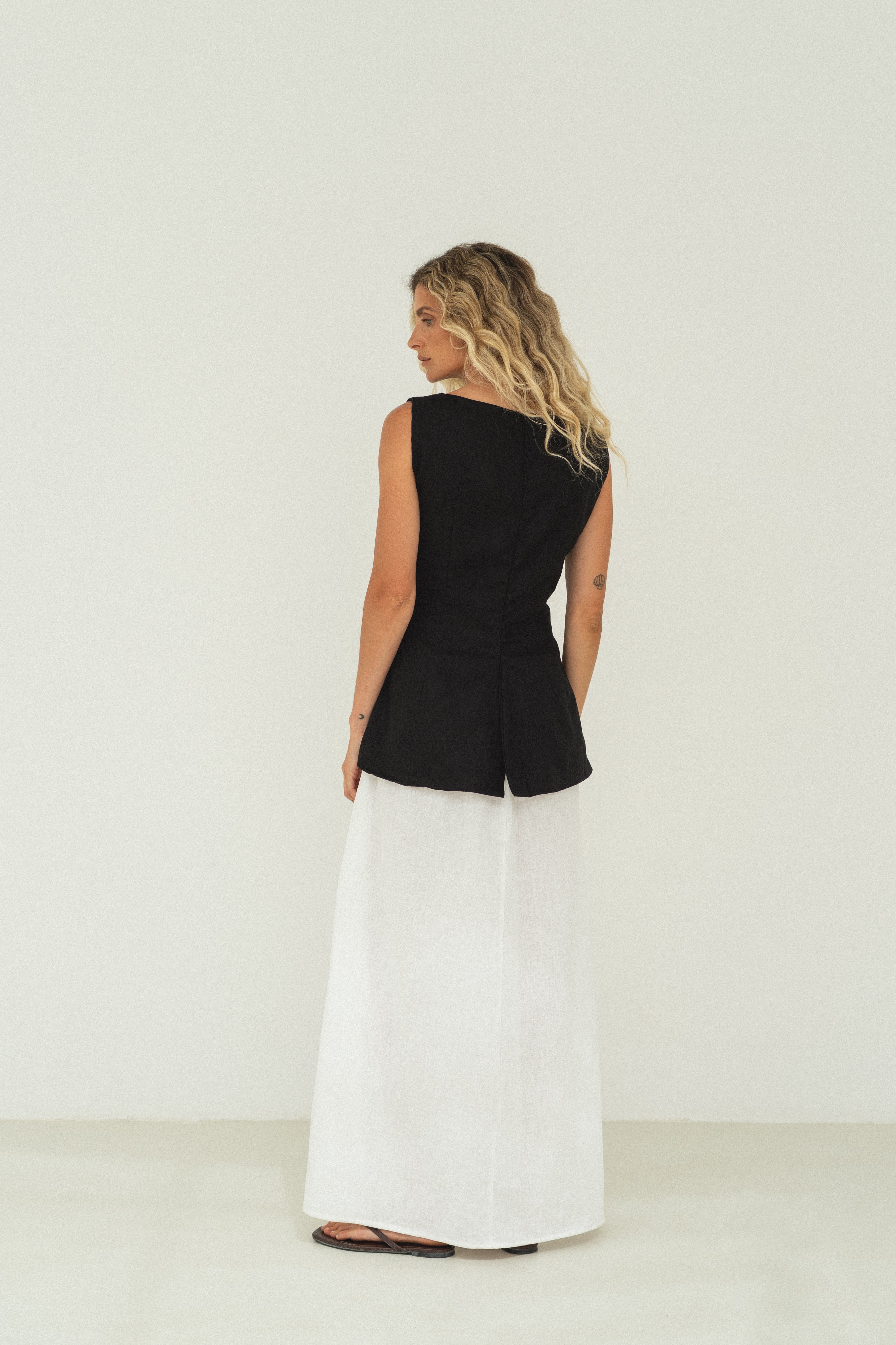 SERENA BLACK & WHITE DRESS