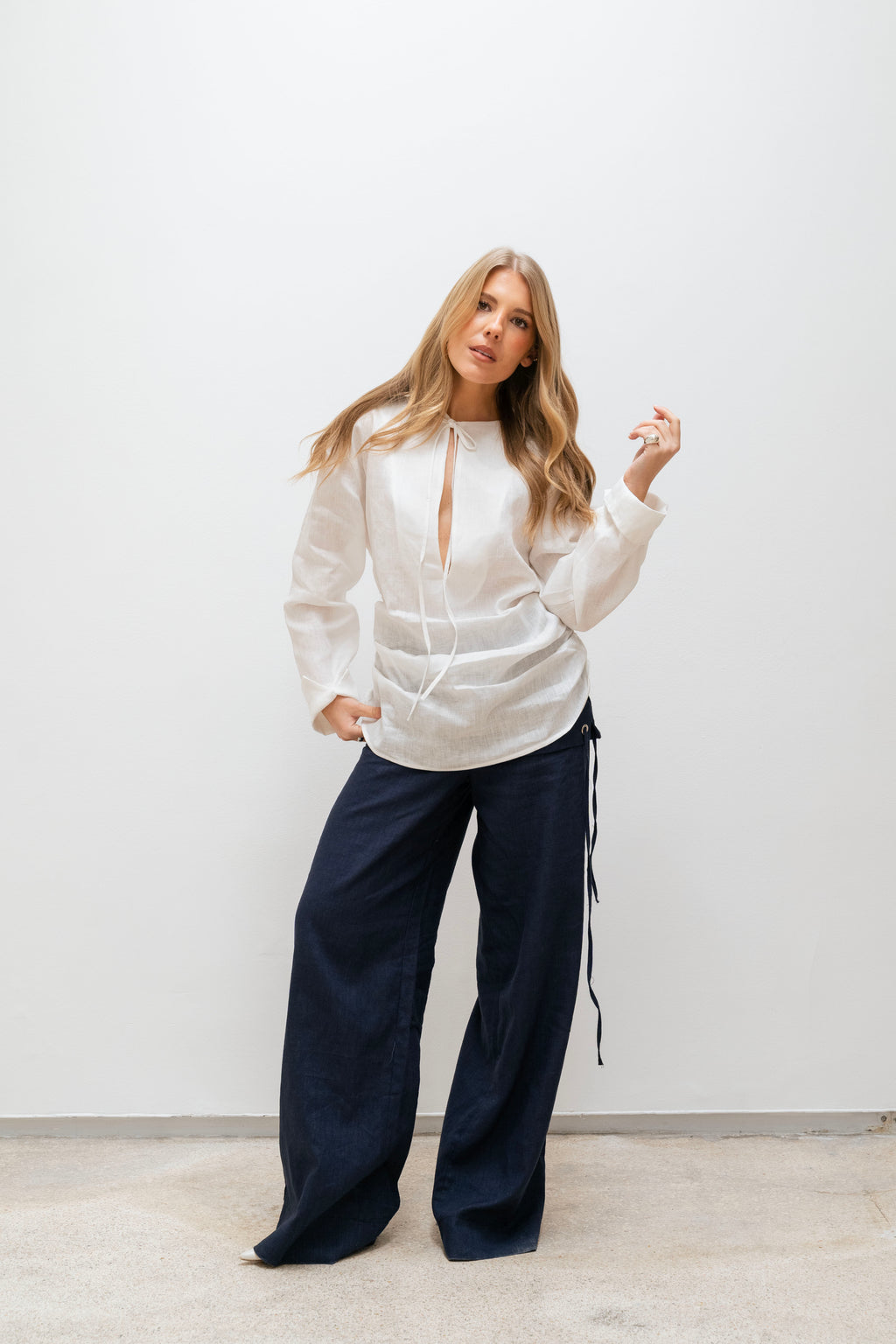 CLEMENCE WHITE SHIRT