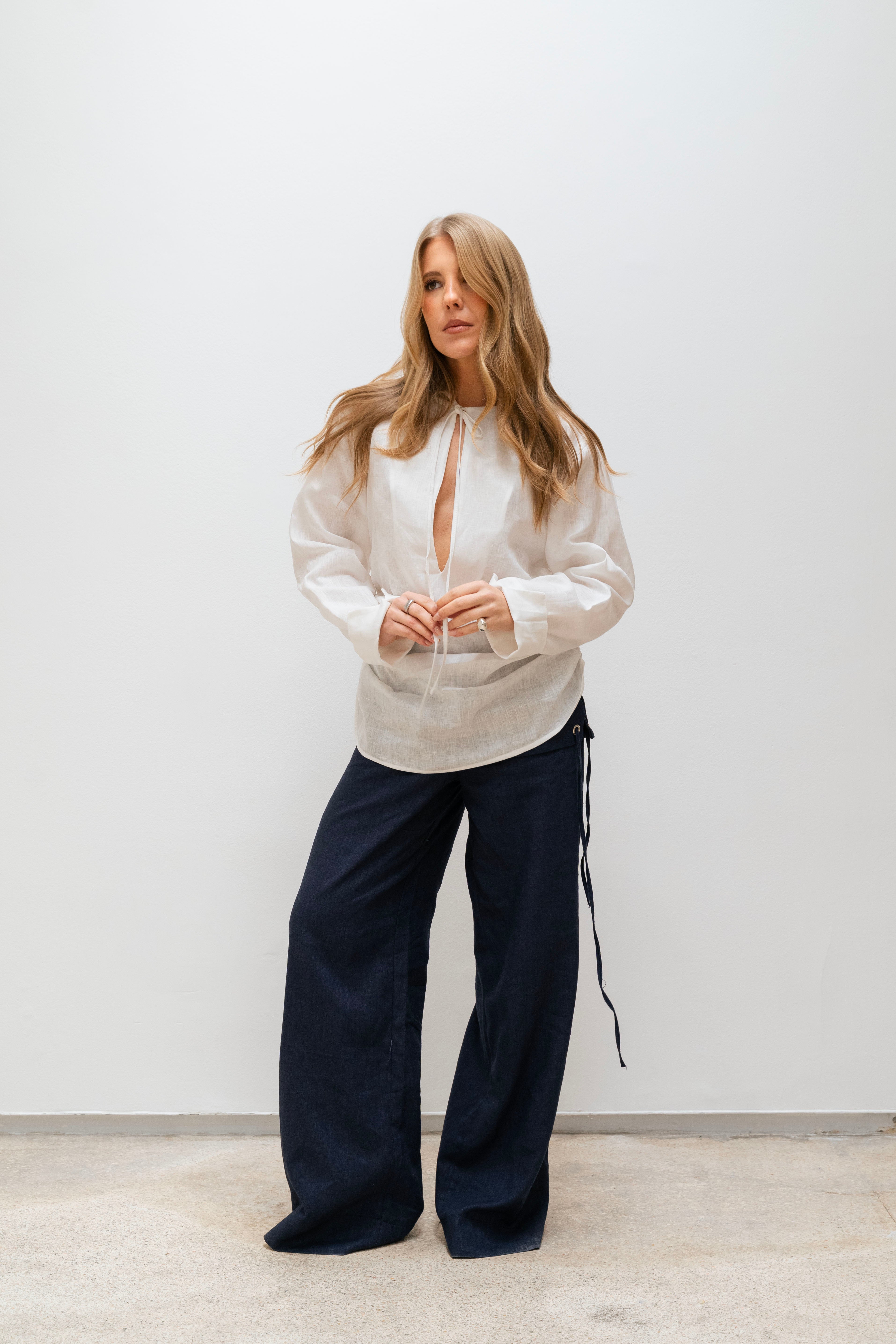 CLEMENCE WHITE SHIRT