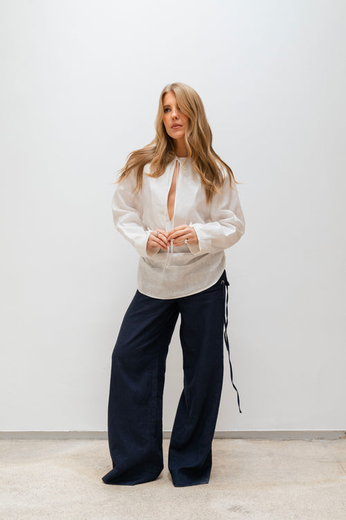 CLEMENCE WHITE SHIRT