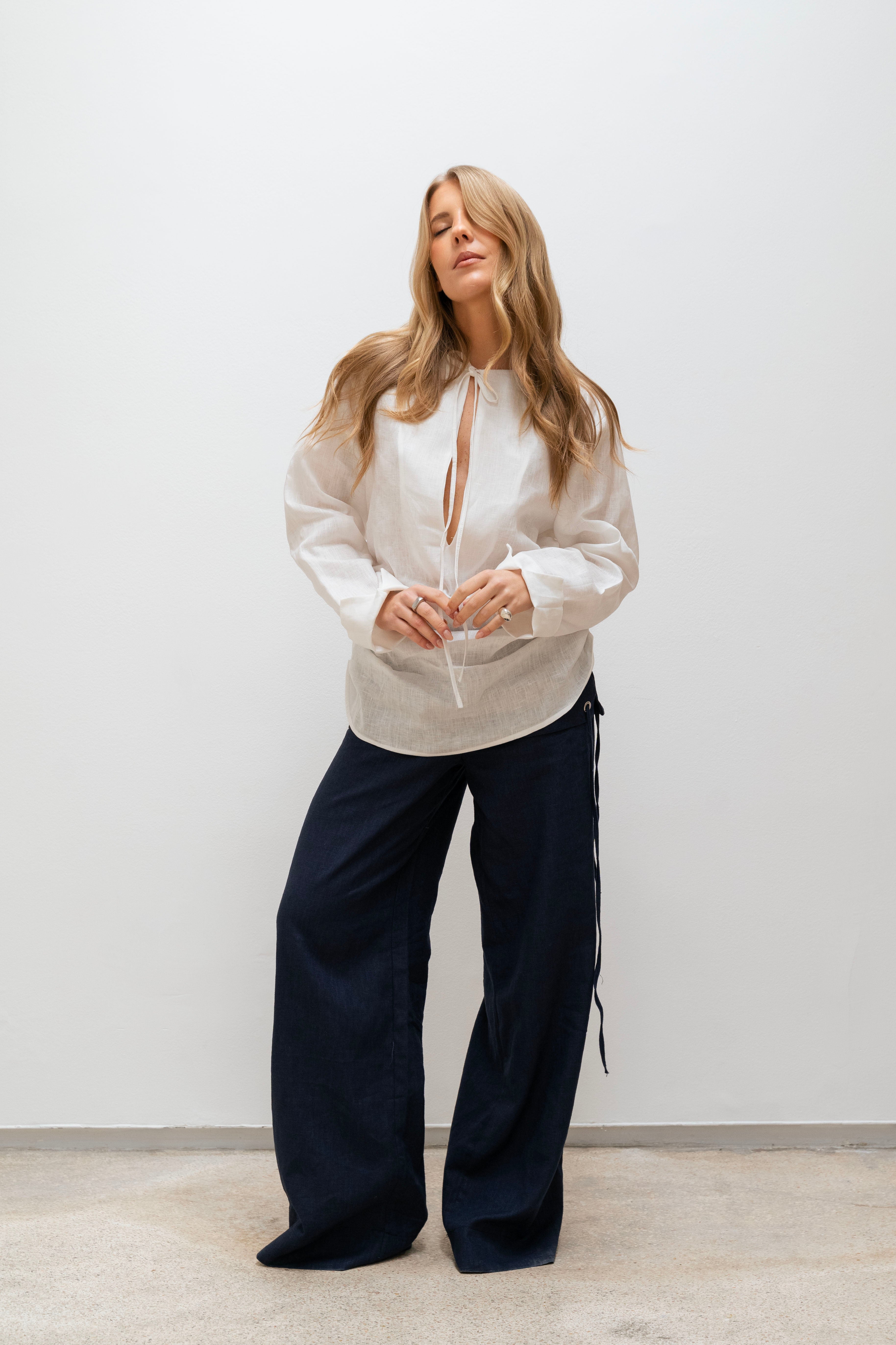 CLEMENCE WHITE SHIRT