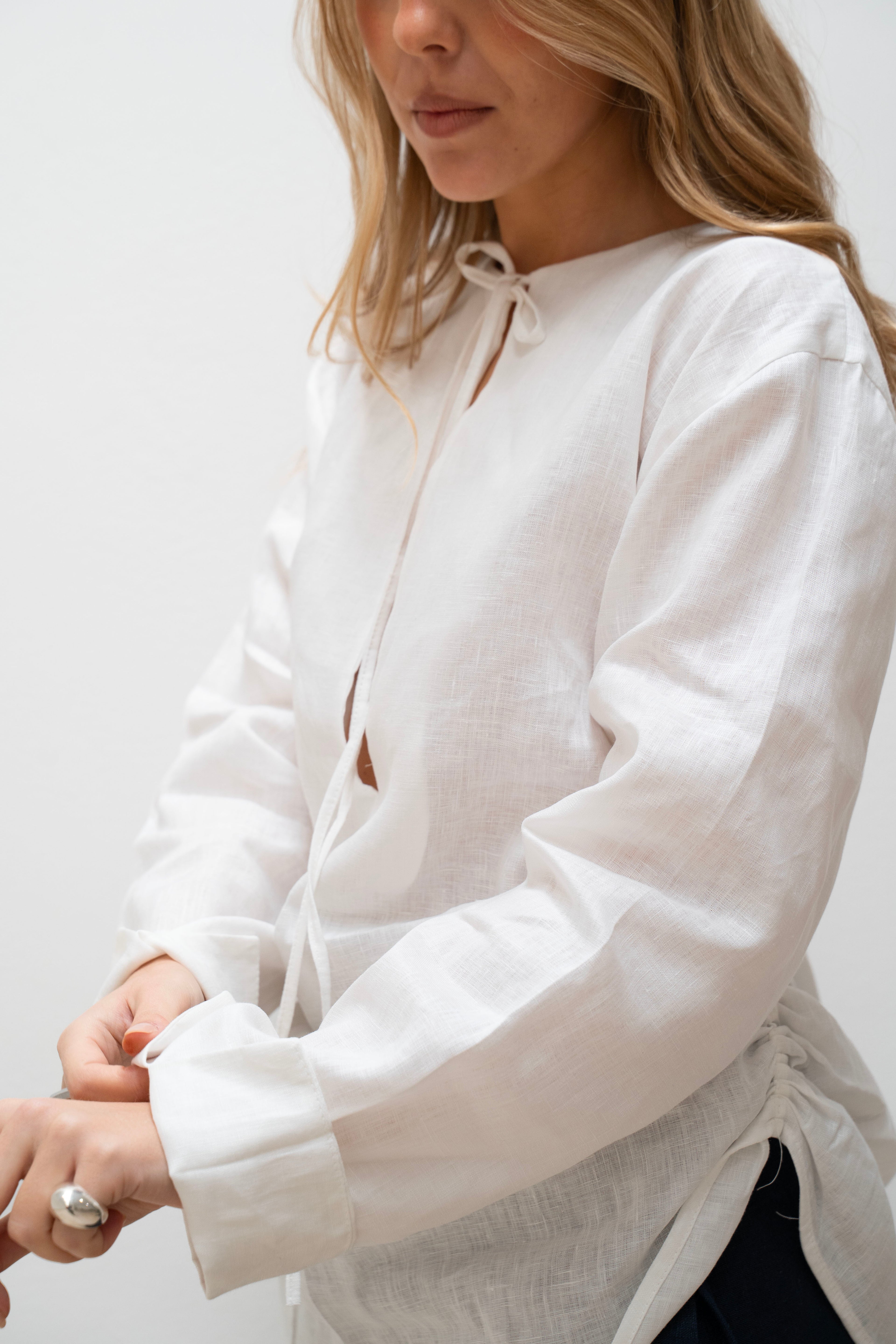CLEMENCE WHITE SHIRT