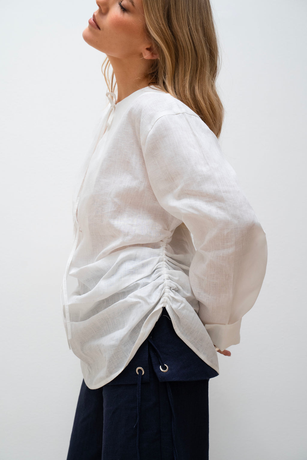 CLEMENCE WHITE SHIRT