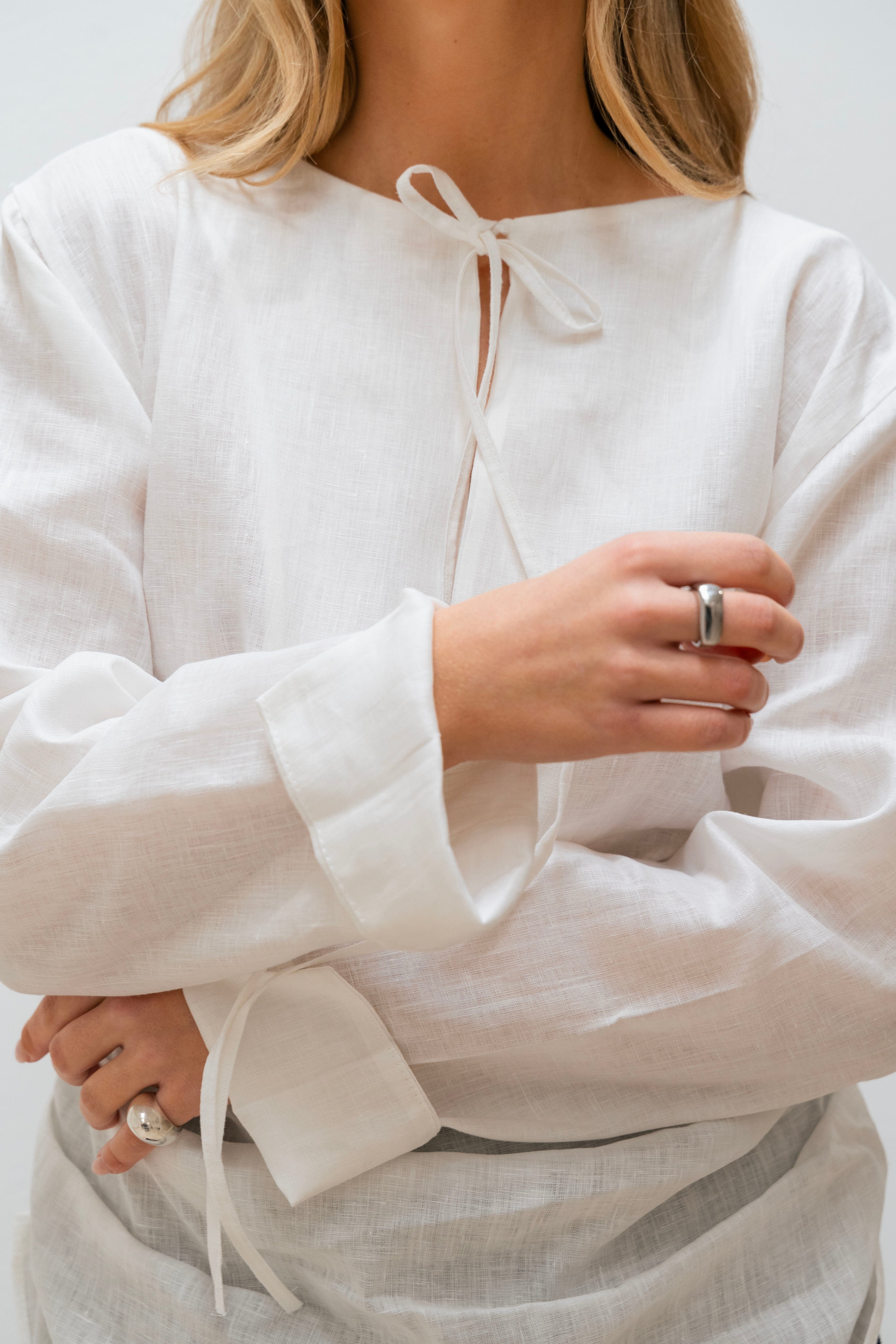 CLEMENCE WHITE SHIRT