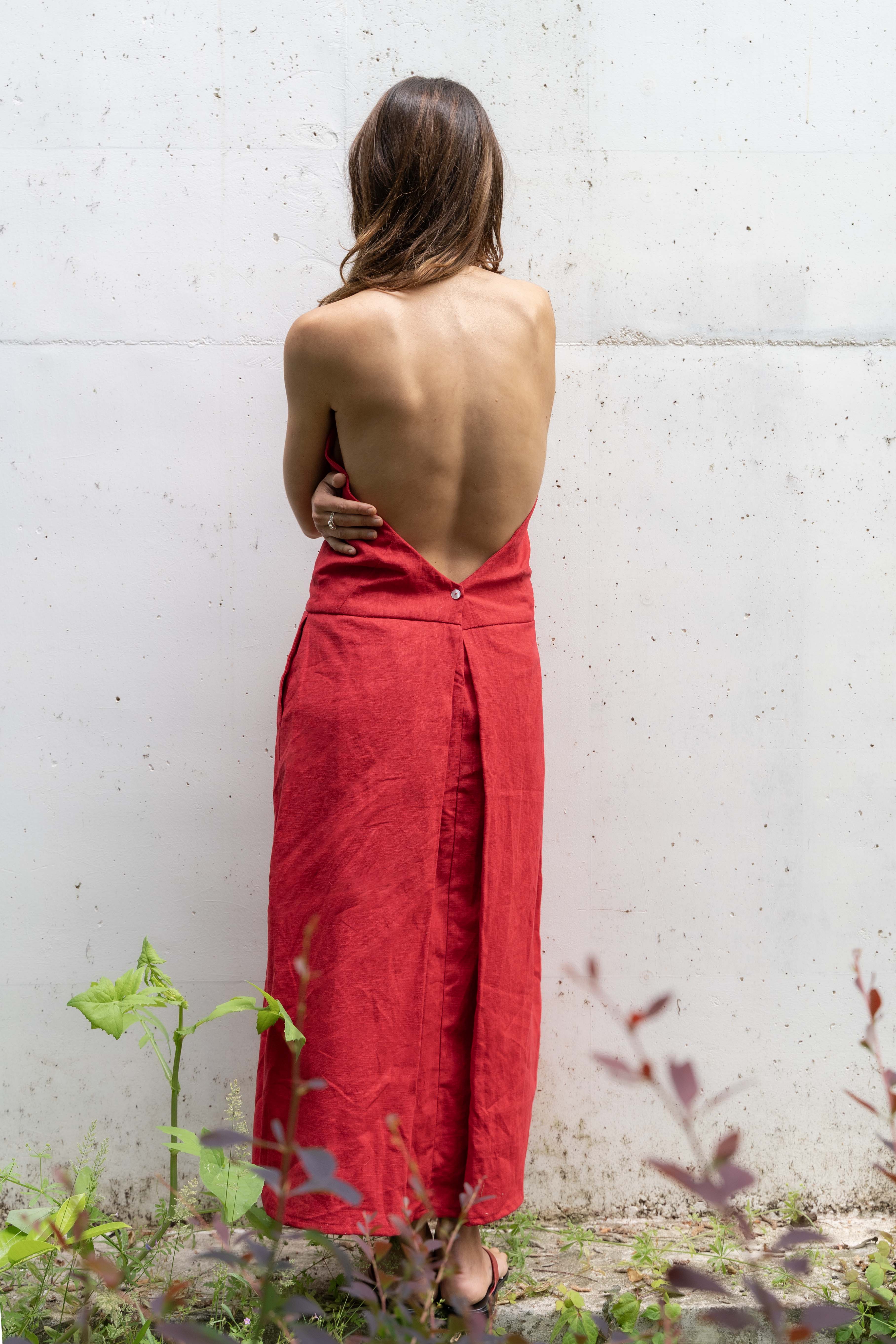 SABINE ROUGE DRESS