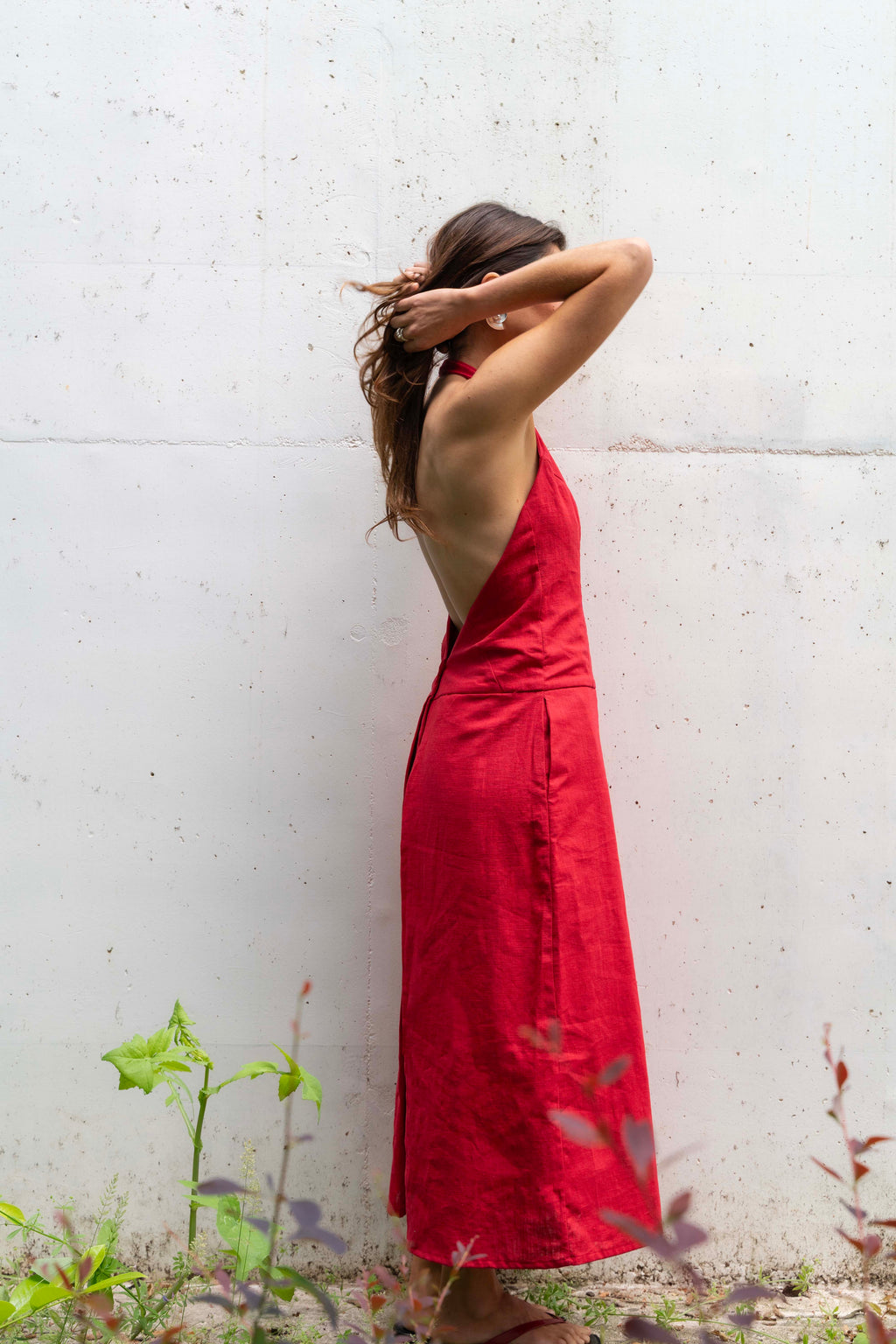 SABINE ROUGE DRESS