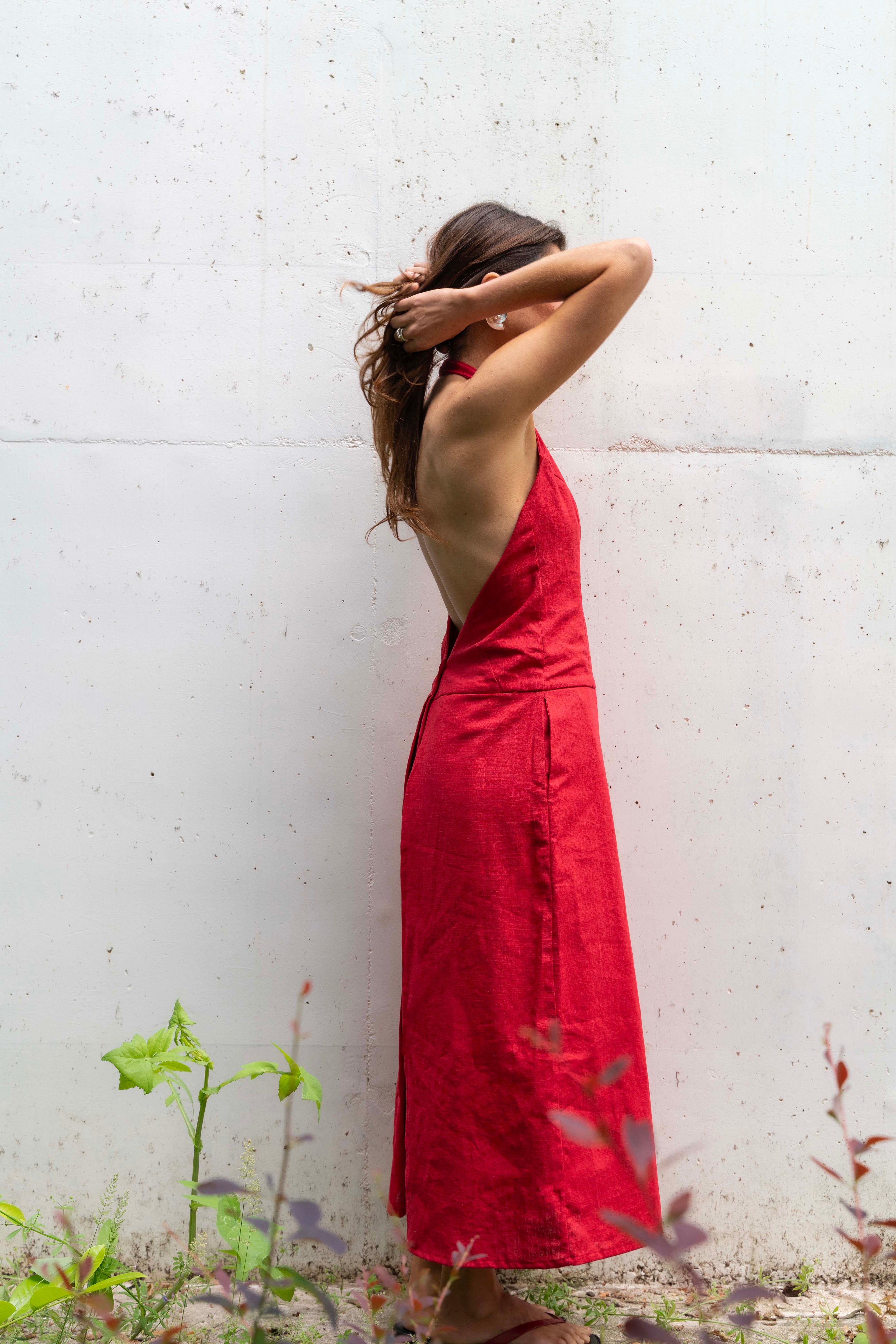SABINE ROUGE DRESS