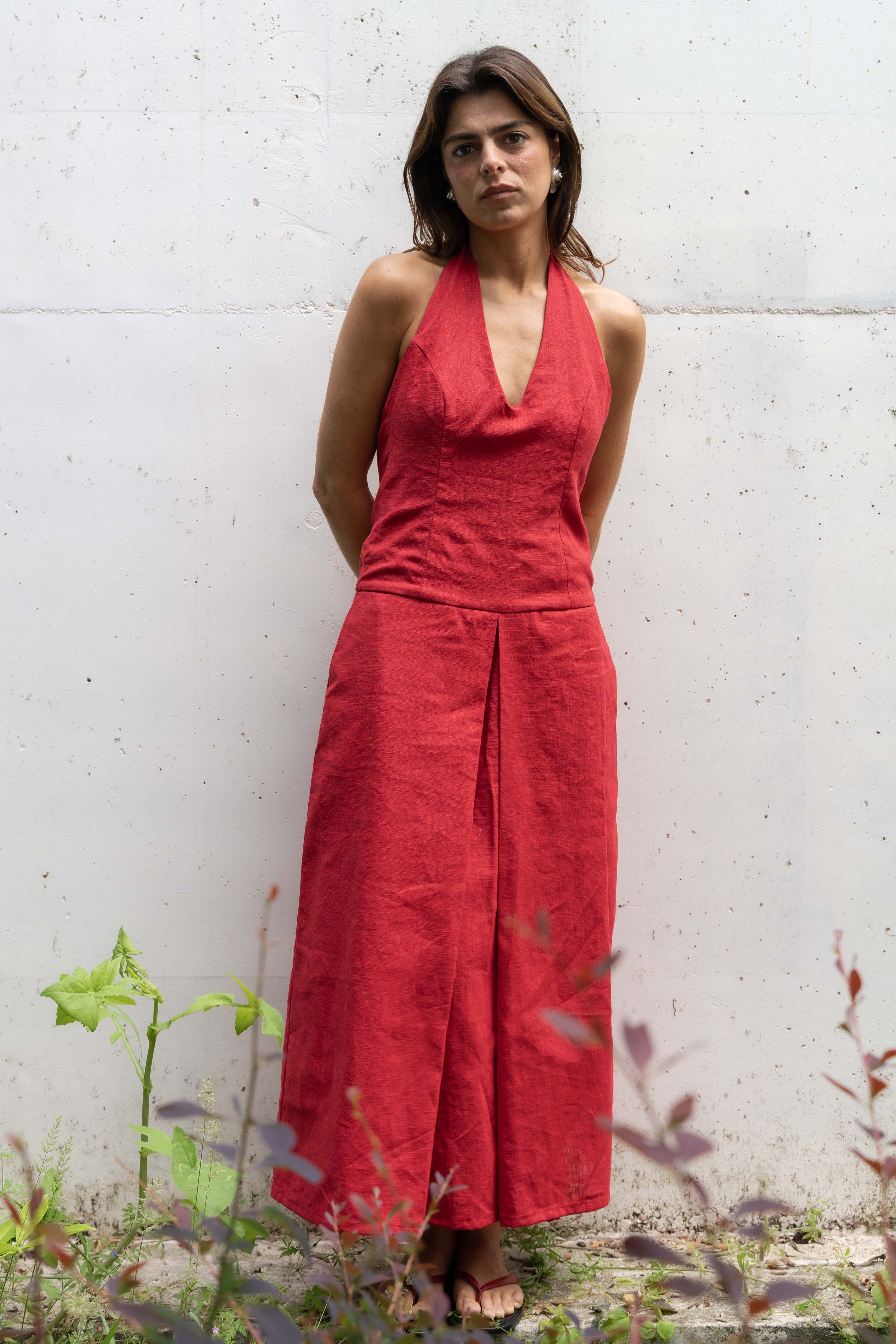 SABINE ROUGE DRESS