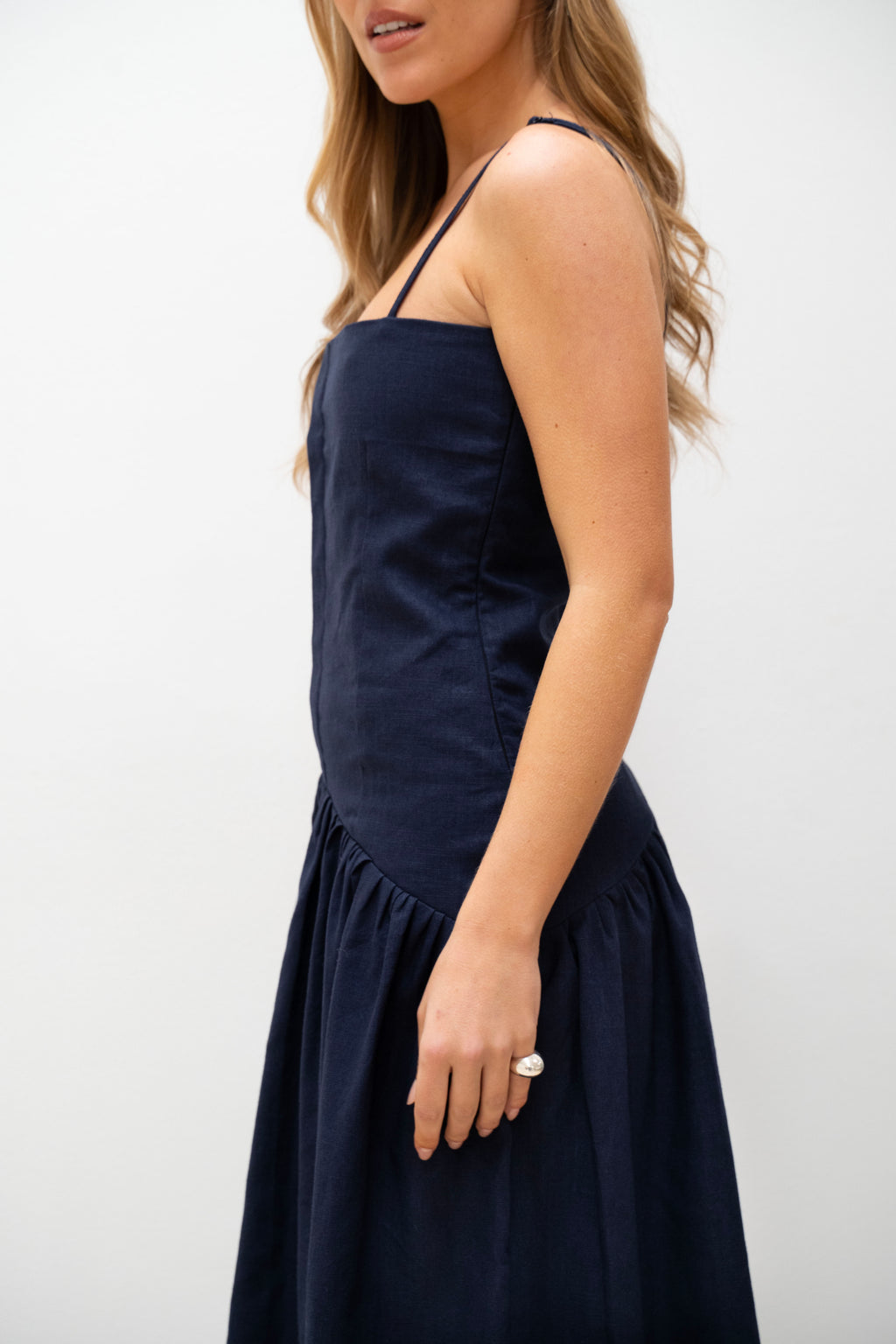 CAMILLE NAVY DRESS