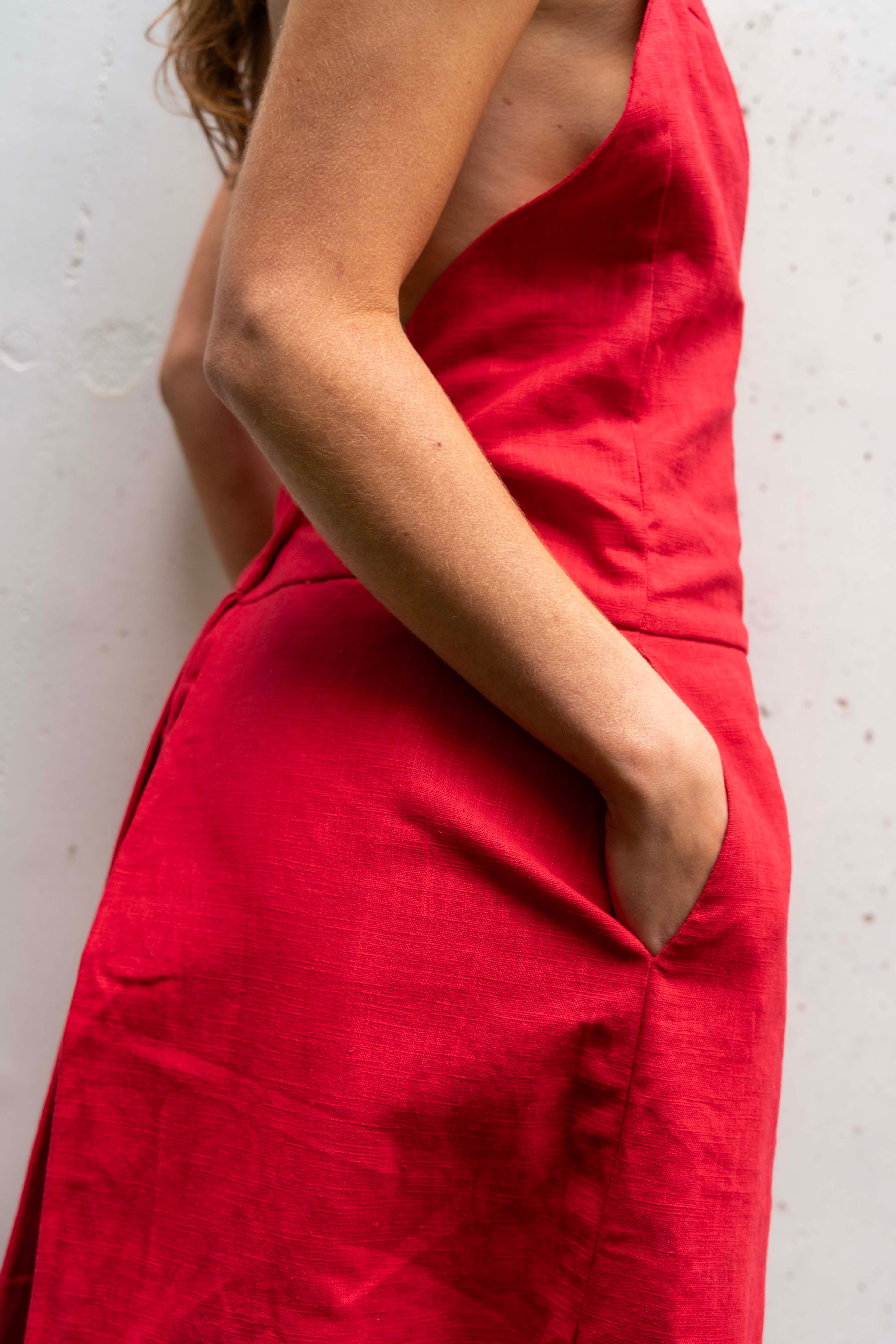 SABINE ROUGE DRESS