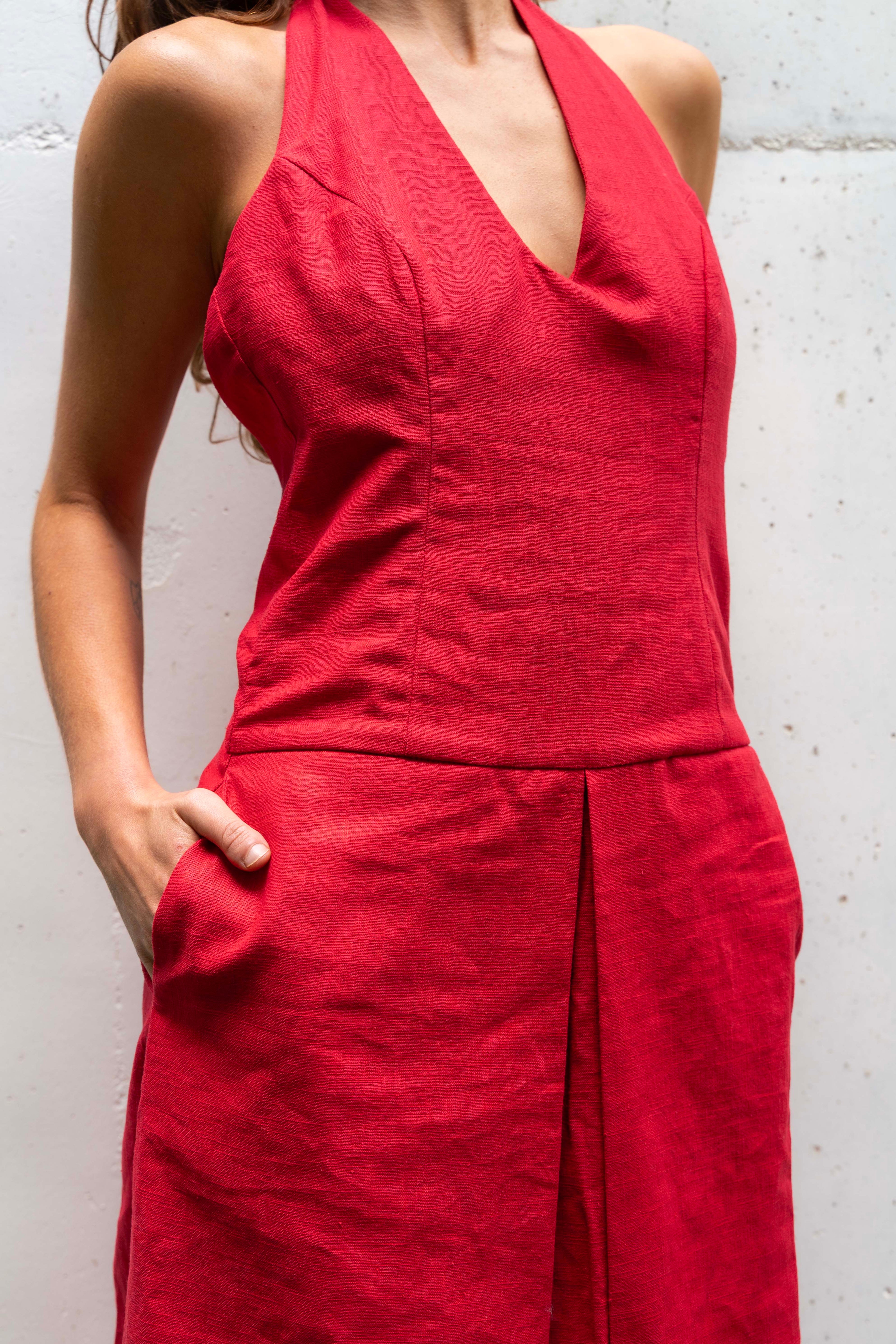 SABINE ROUGE DRESS