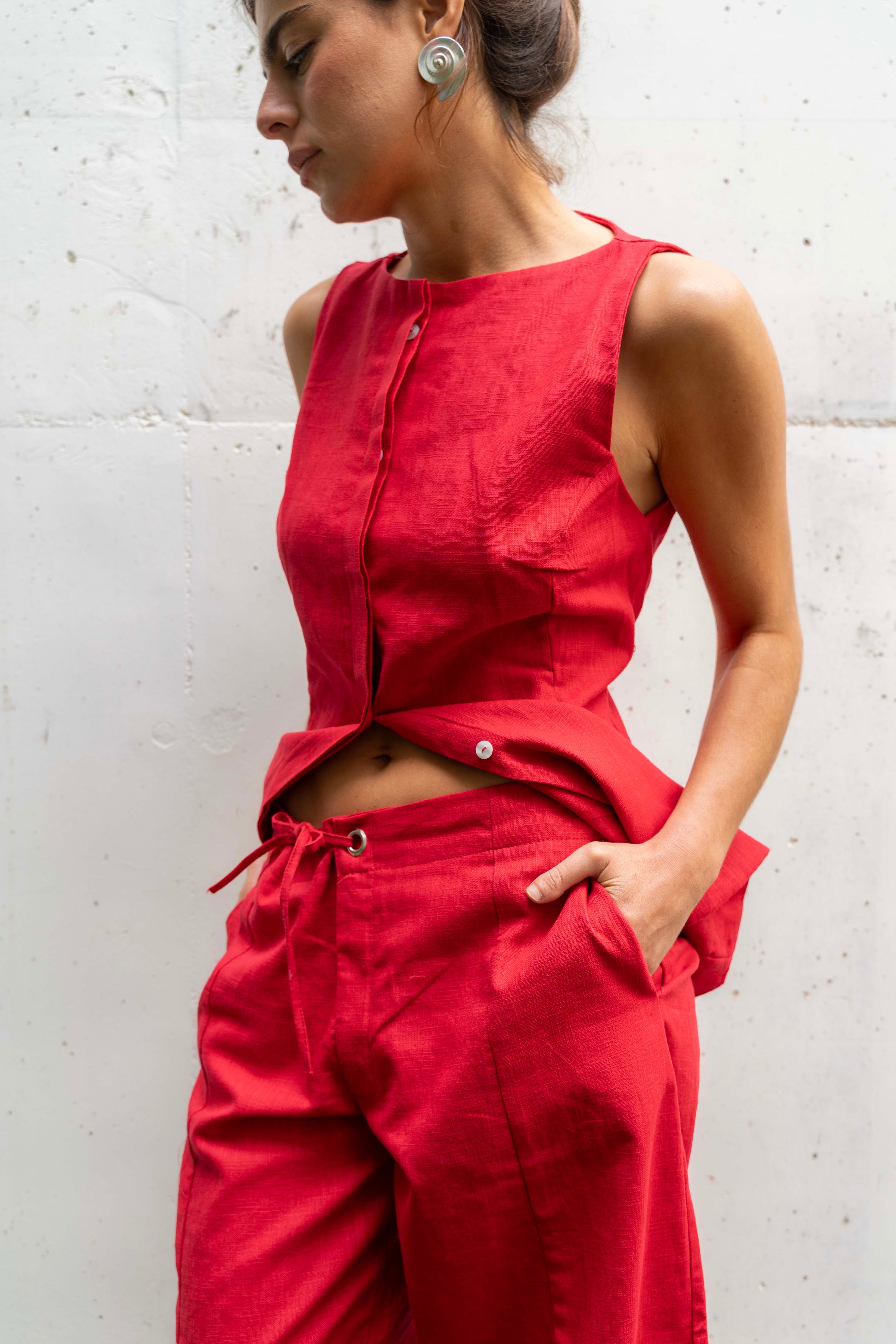 CLARA ROUGE TOP