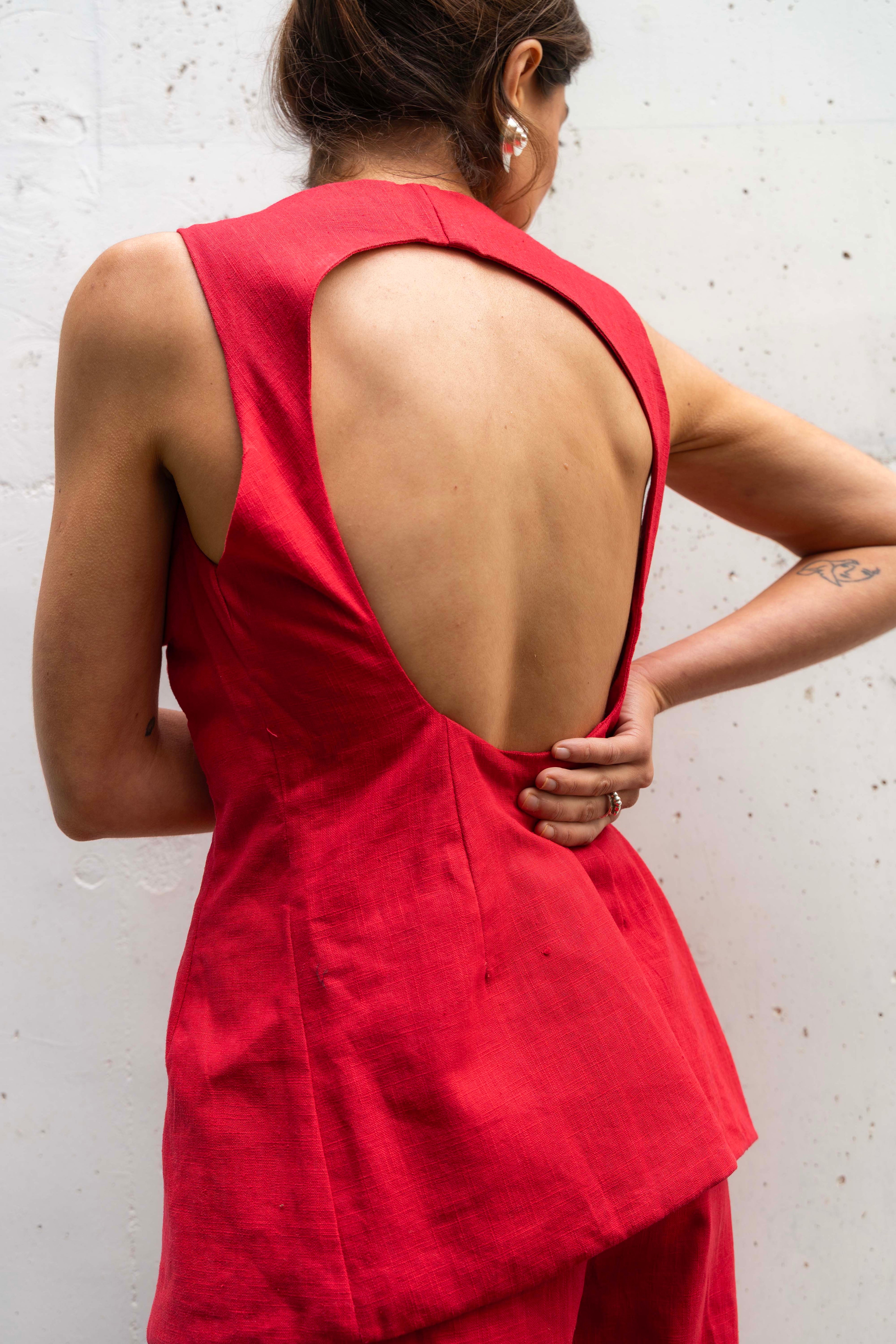 CLARA ROUGE TOP