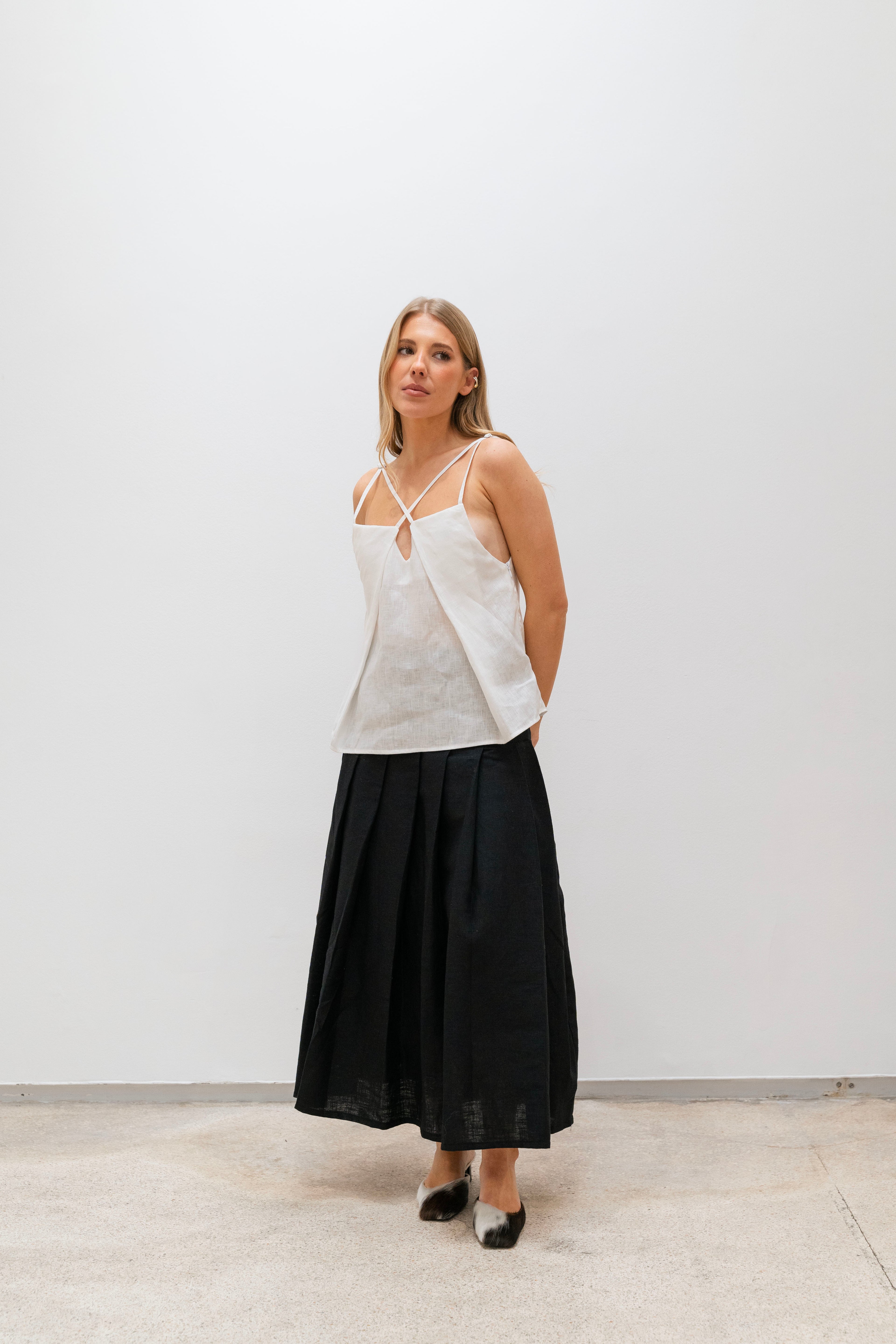 AMELIE OFF-WHITE TOP