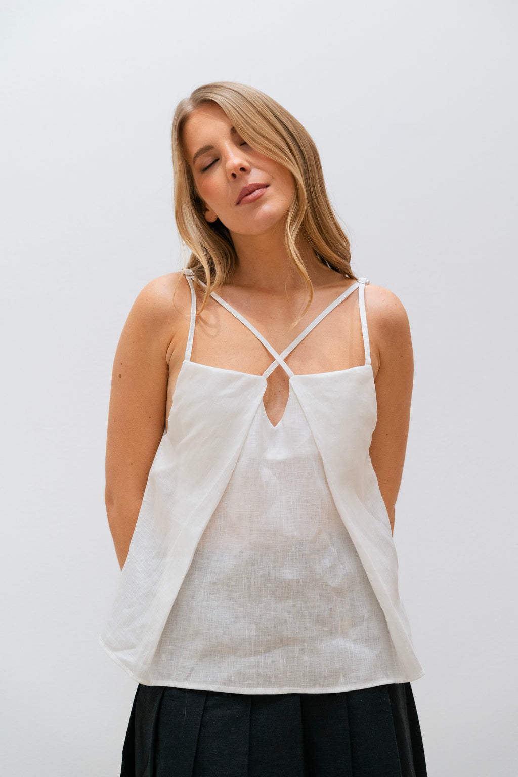 AMELIE OFF-WHITE TOP