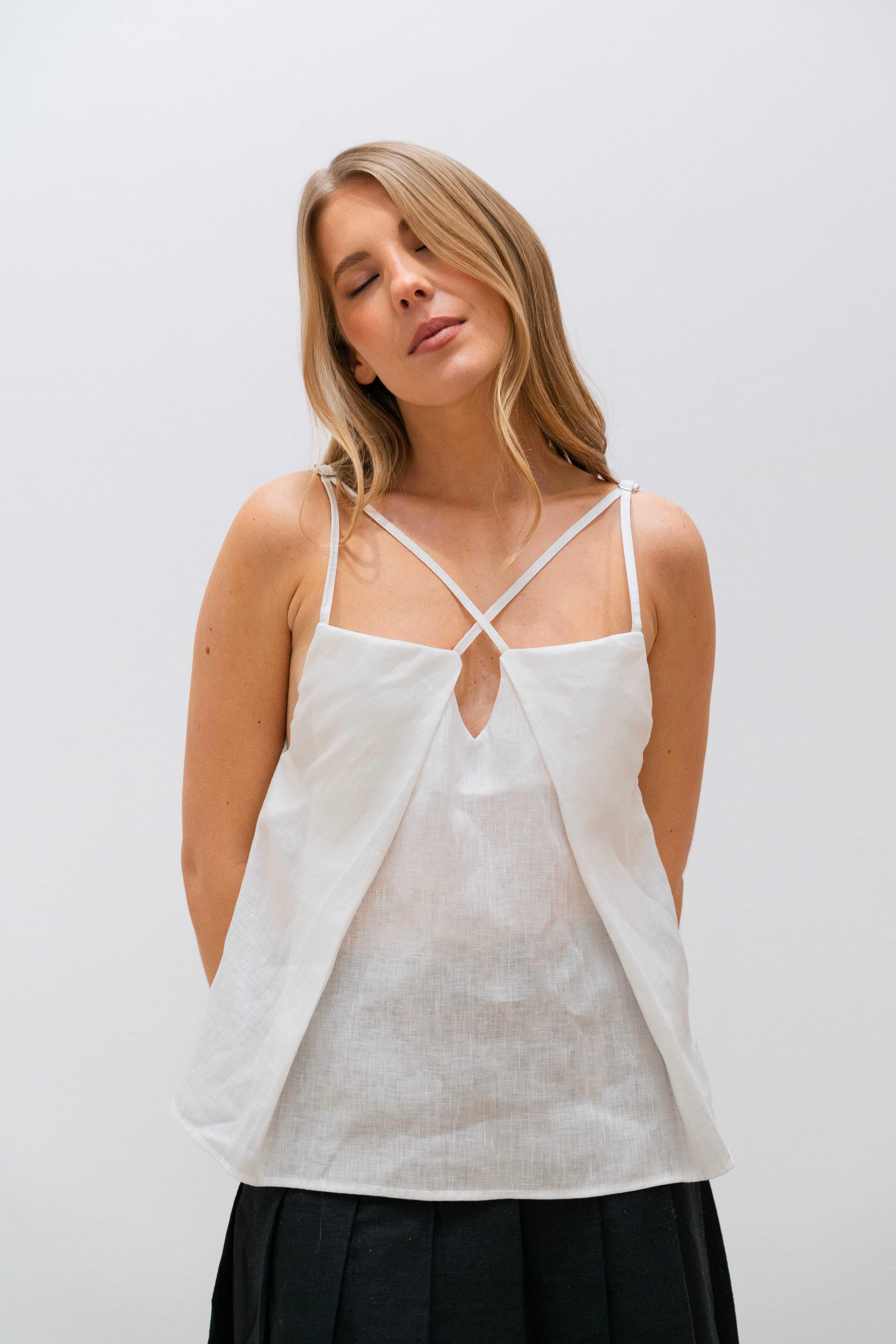 AMELIE OFF-WHITE TOP