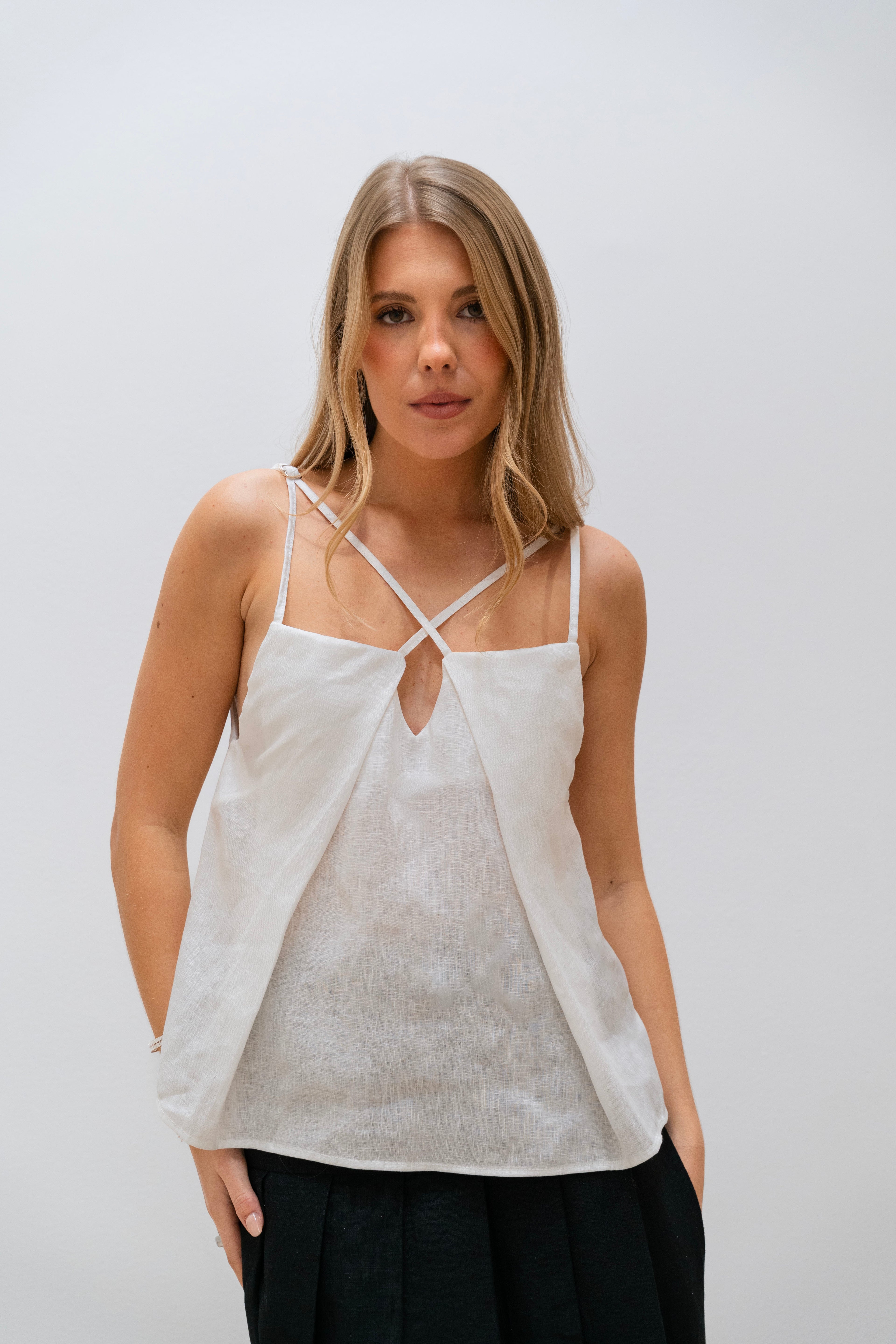 AMELIE OFF-WHITE TOP