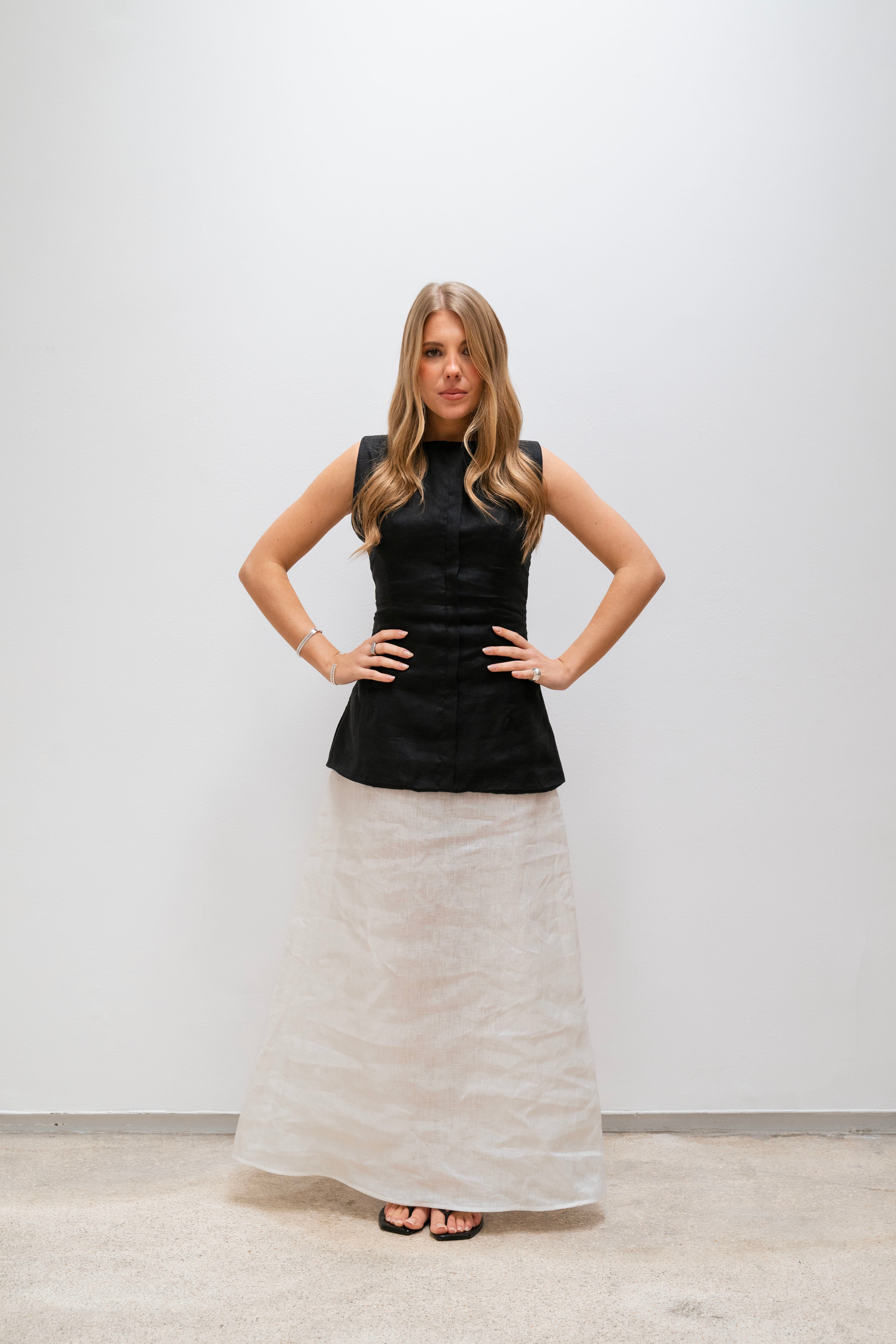 SERENA BLACK & WHITE DRESS