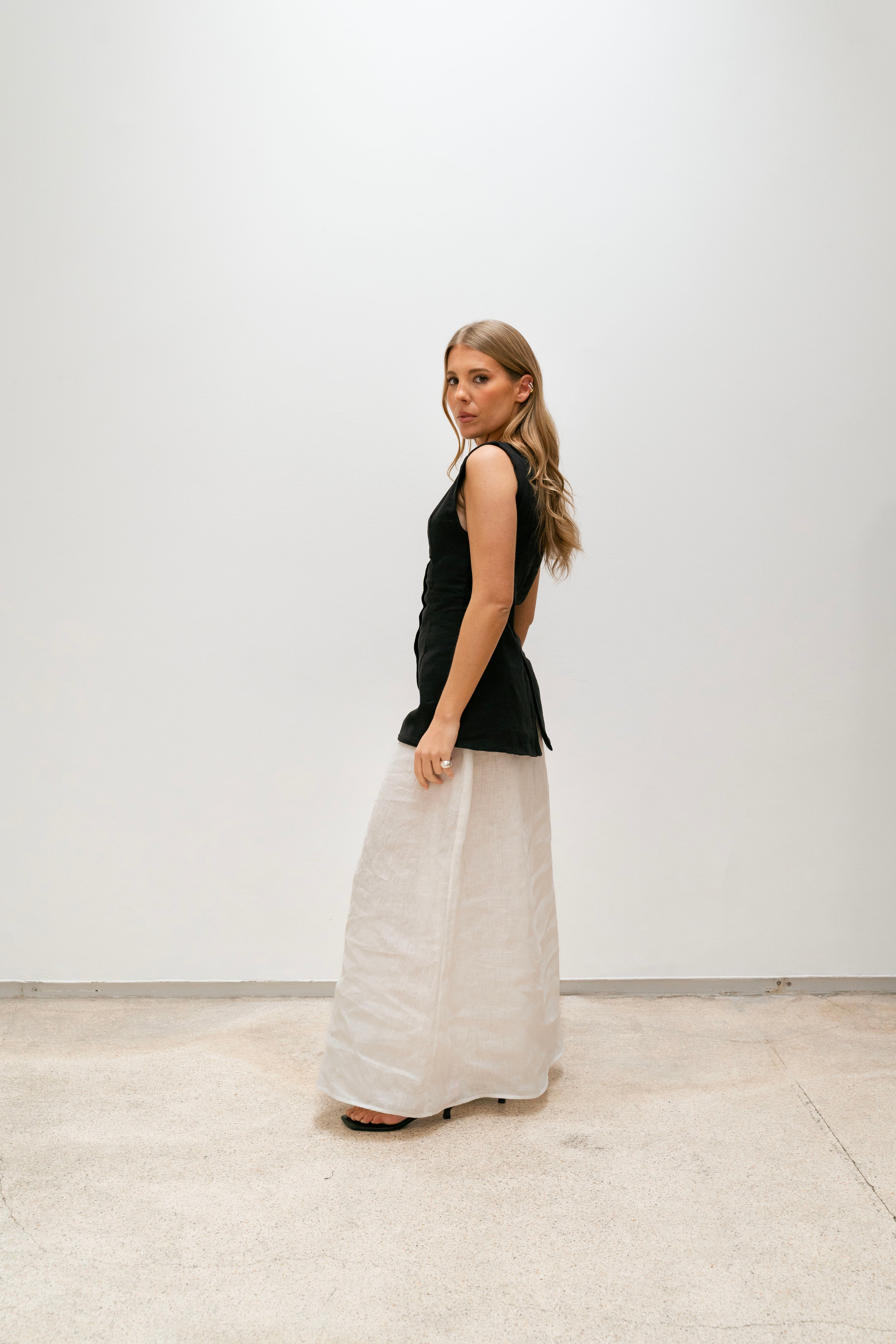 SERENA BLACK & WHITE DRESS