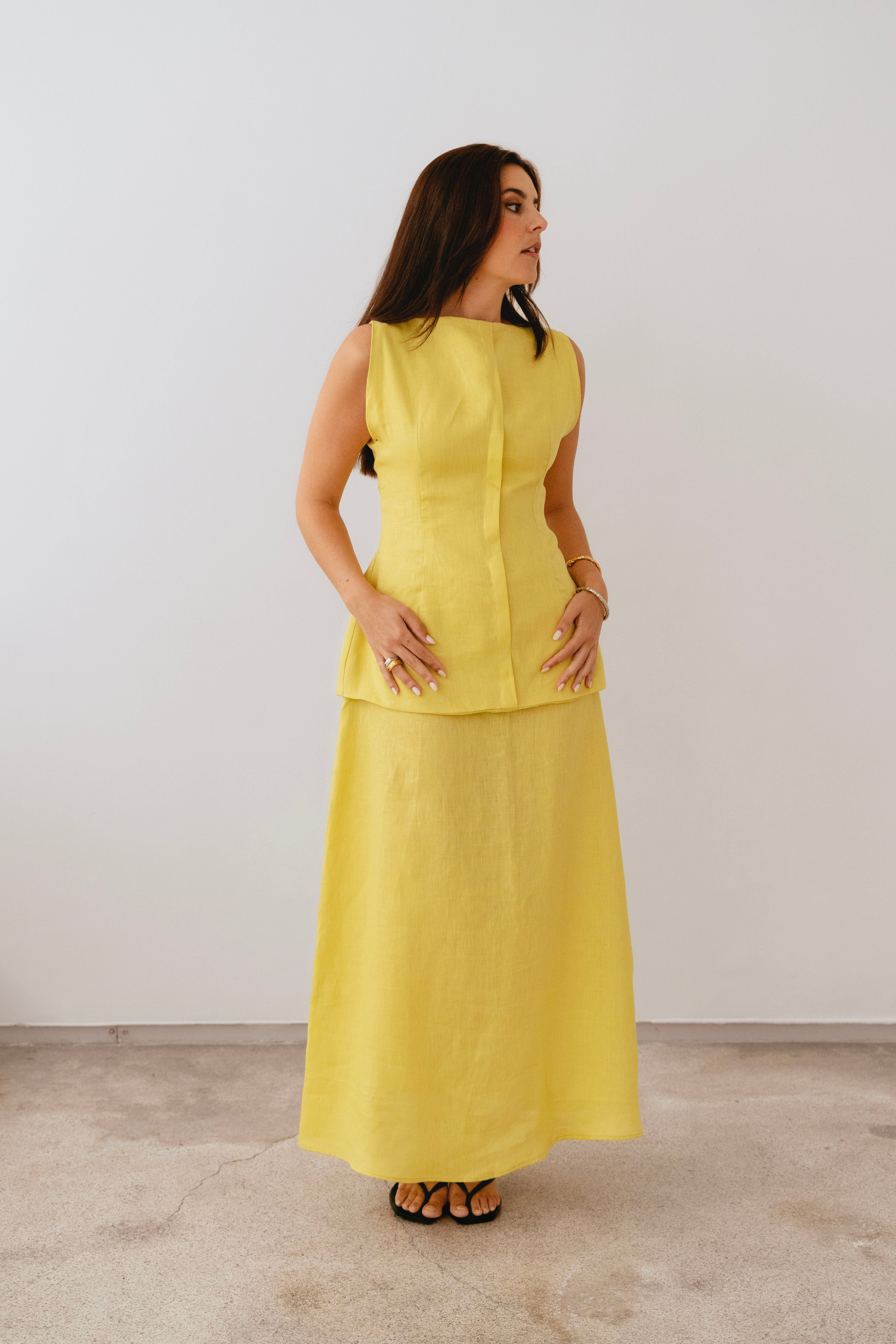 SERENA YELLOW DRESS
