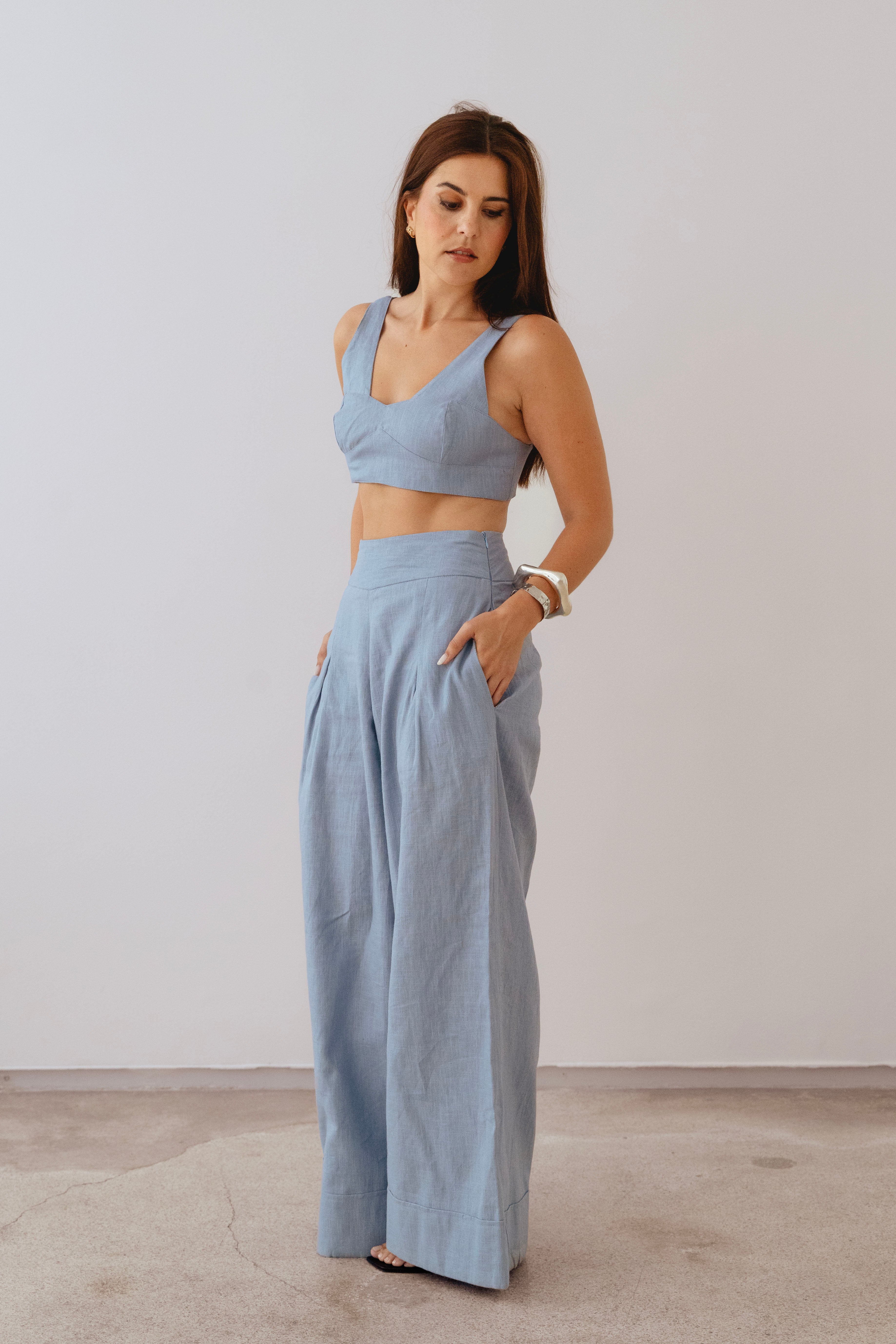 MALVA BLUE TOP