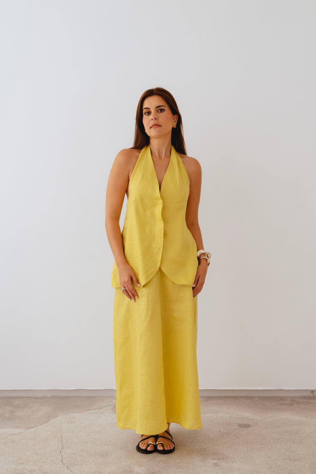 AIRA YELLOW SKIRT