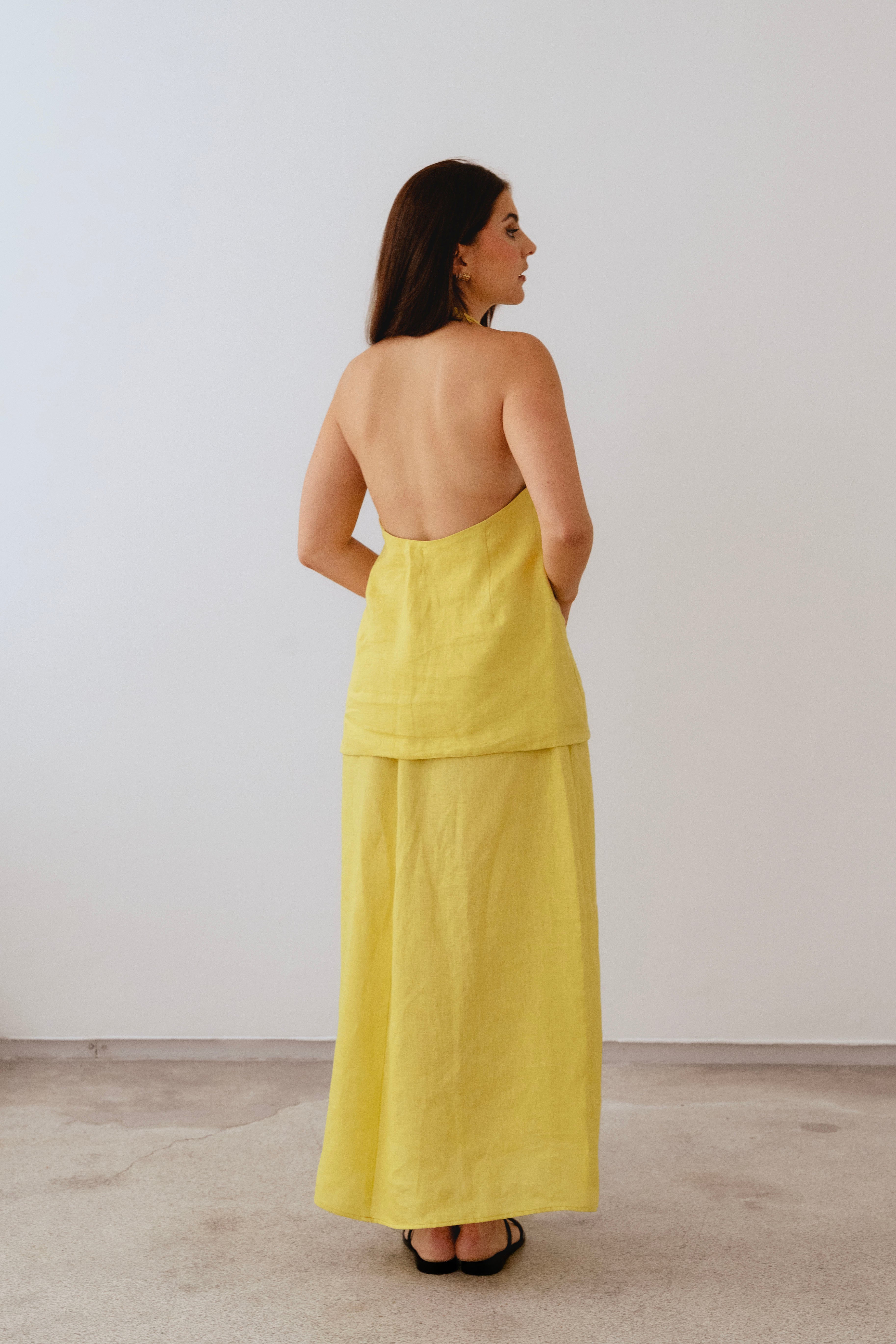 AIRA YELLOW SKIRT