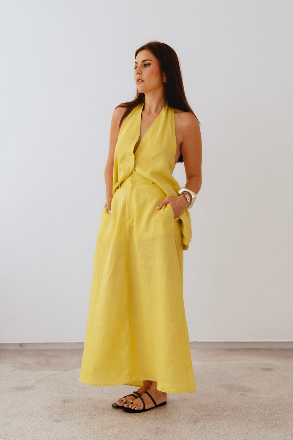 AIRA YELLOW SKIRT