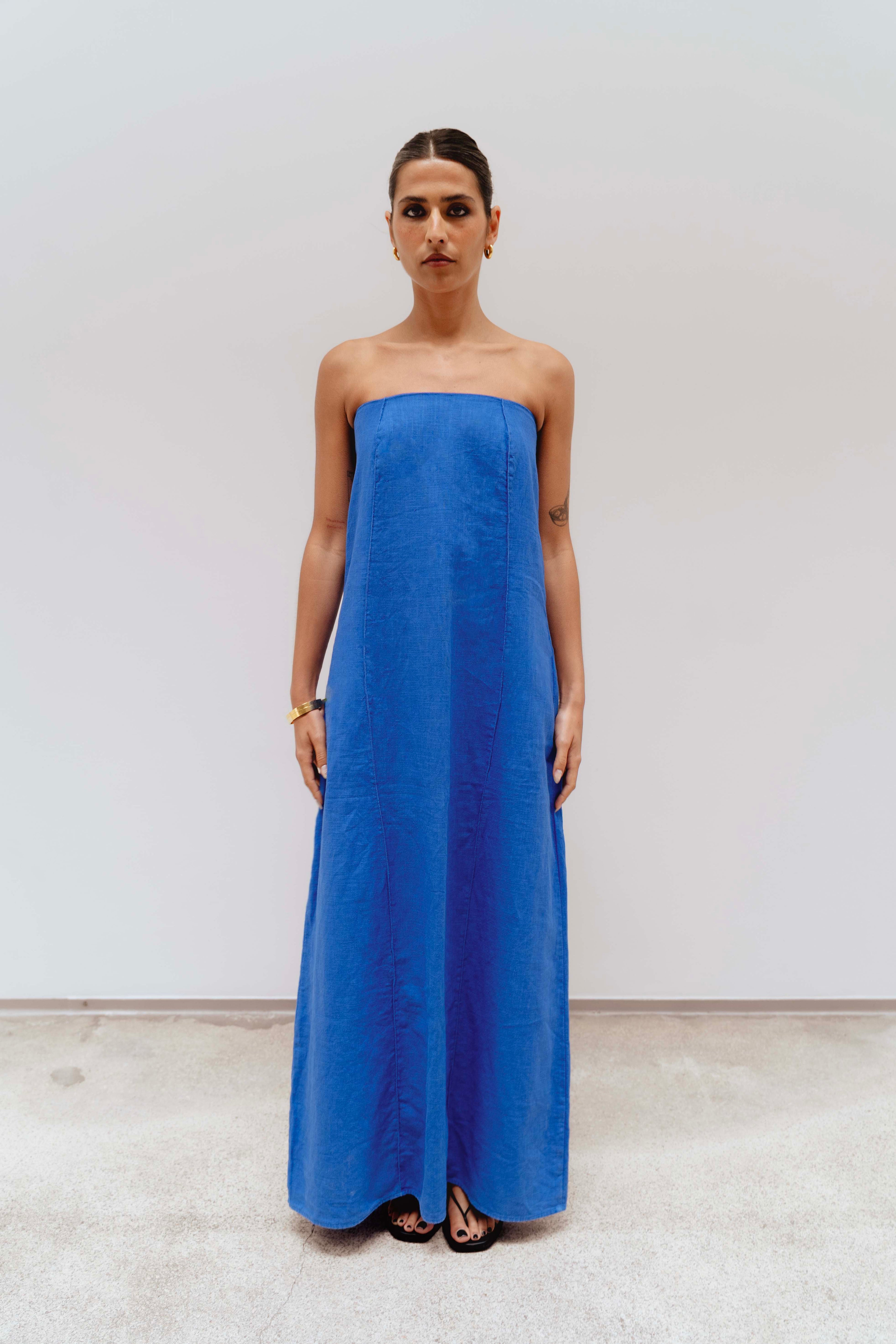 SOPHIE DEEP BLUE DRESS