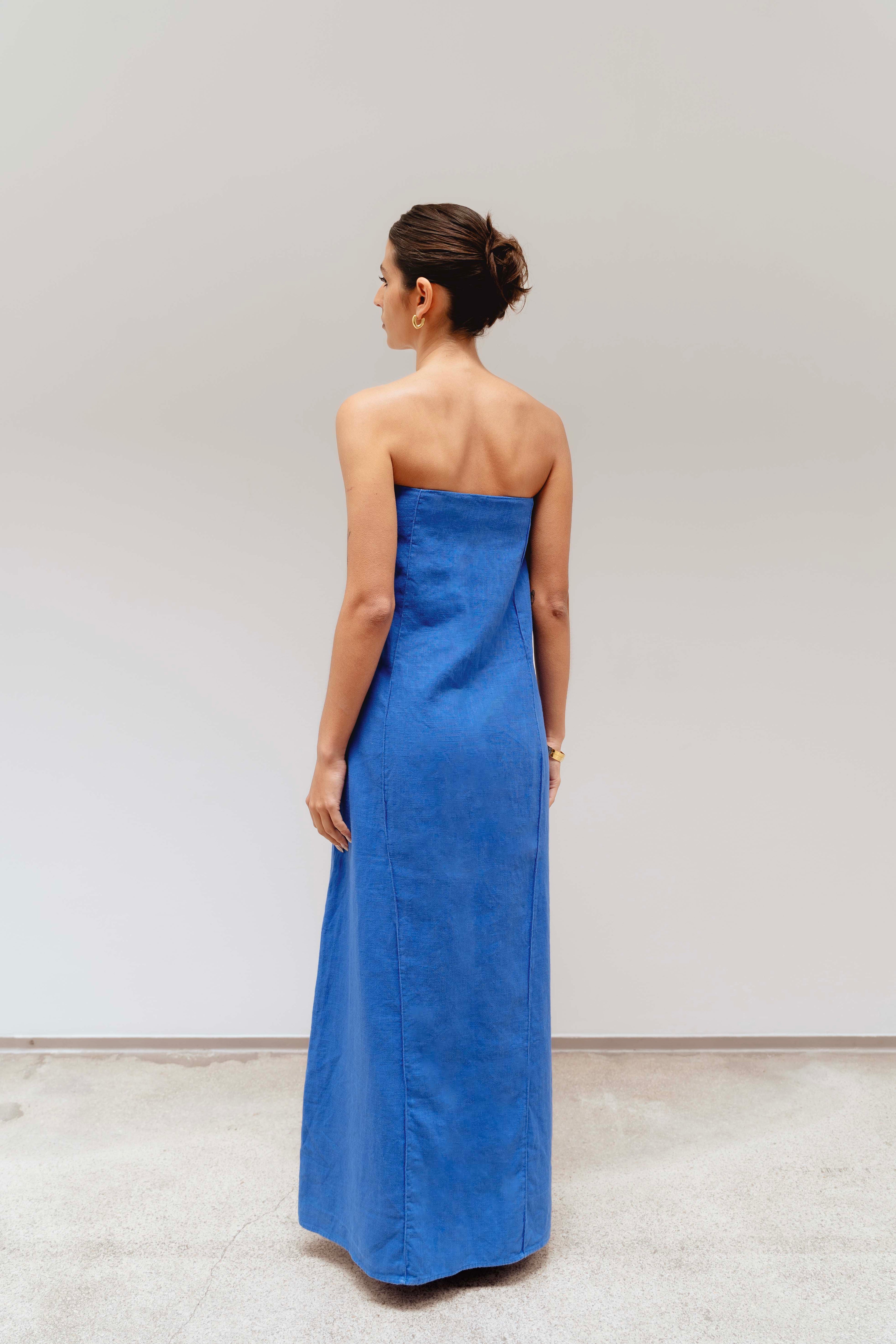 SOPHIE DEEP BLUE DRESS