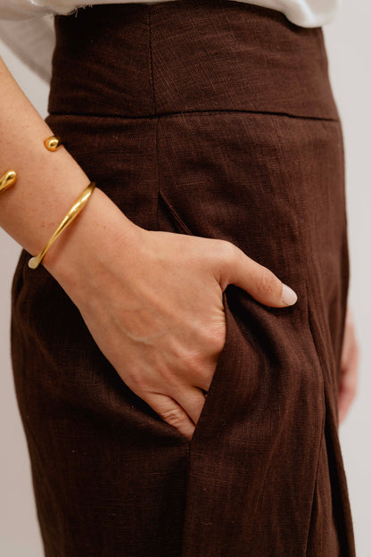 BRISA BROWN PANTS