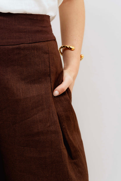 BRISA BROWN PANTS