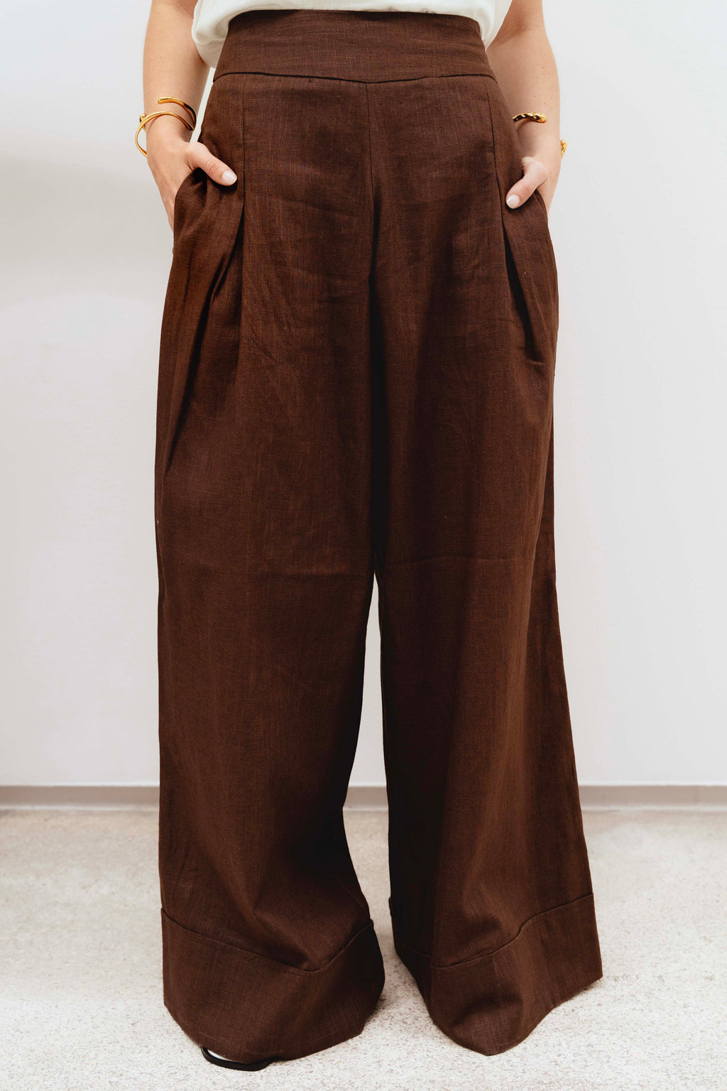 BRISA BROWN PANTS