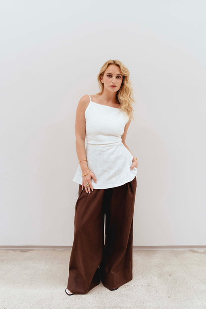 BRISA BROWN PANTS