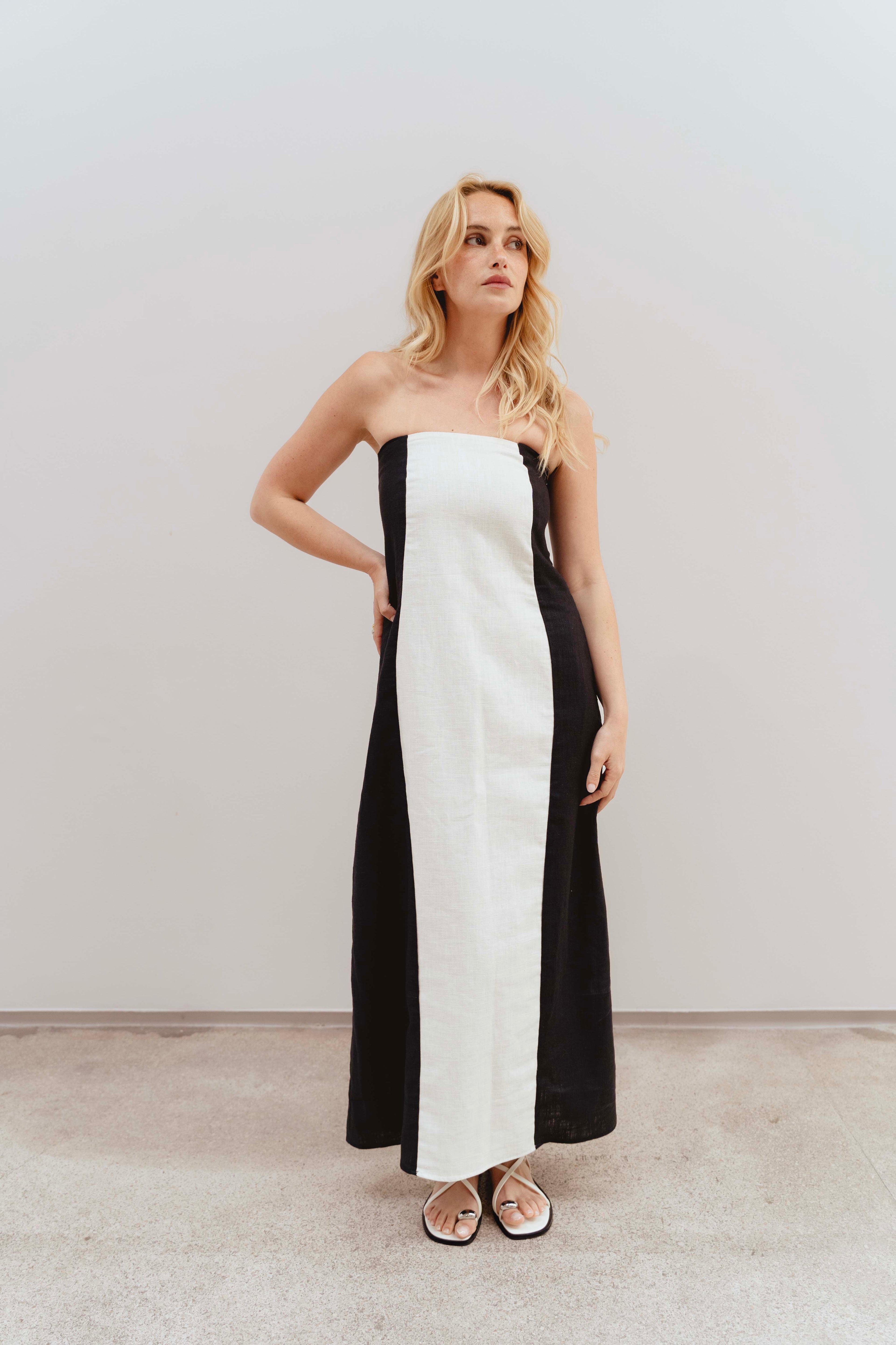 FADO BLACK & WHITE DRESS